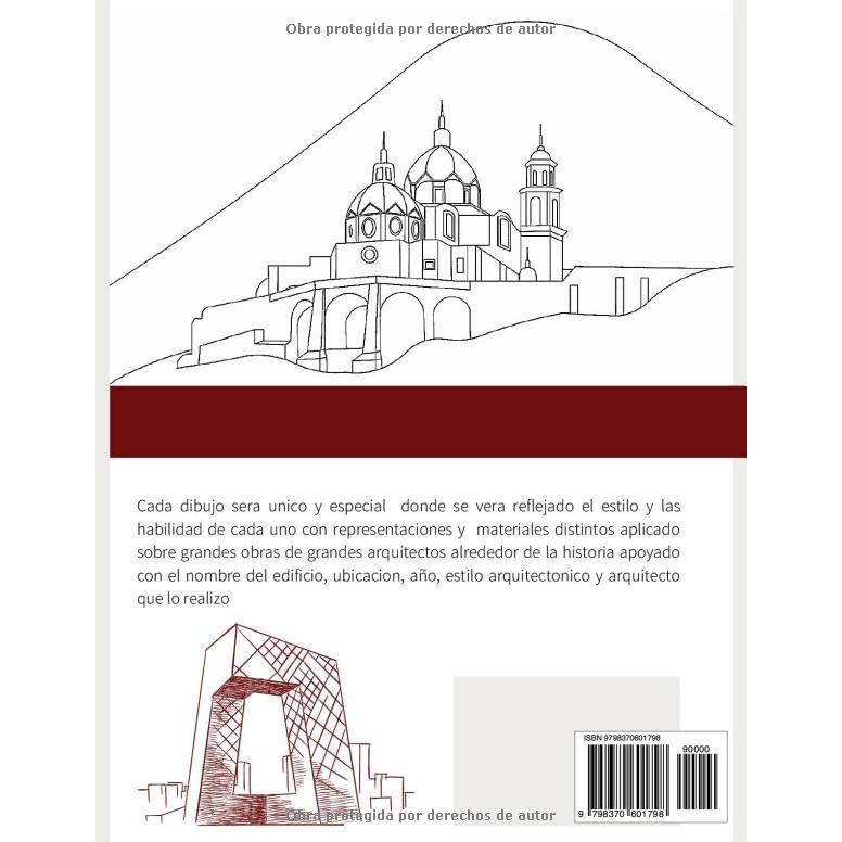 LIBRO PARA COLOREAR ARQUITECTONICO: TOMO I (Spanish Edition)