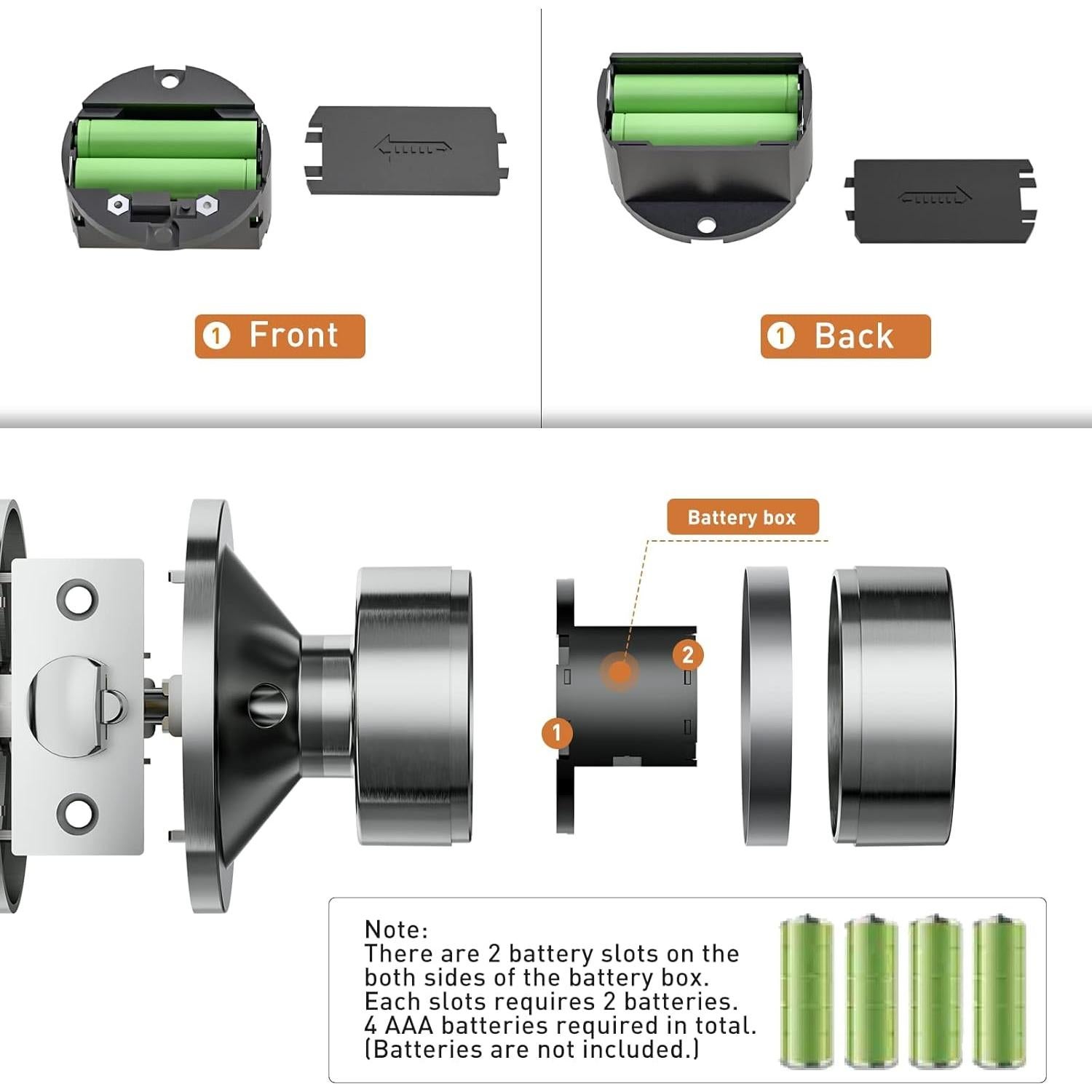 Cerradura Electrónica Sin Llave Signstek YL-99 Níquel Satinado