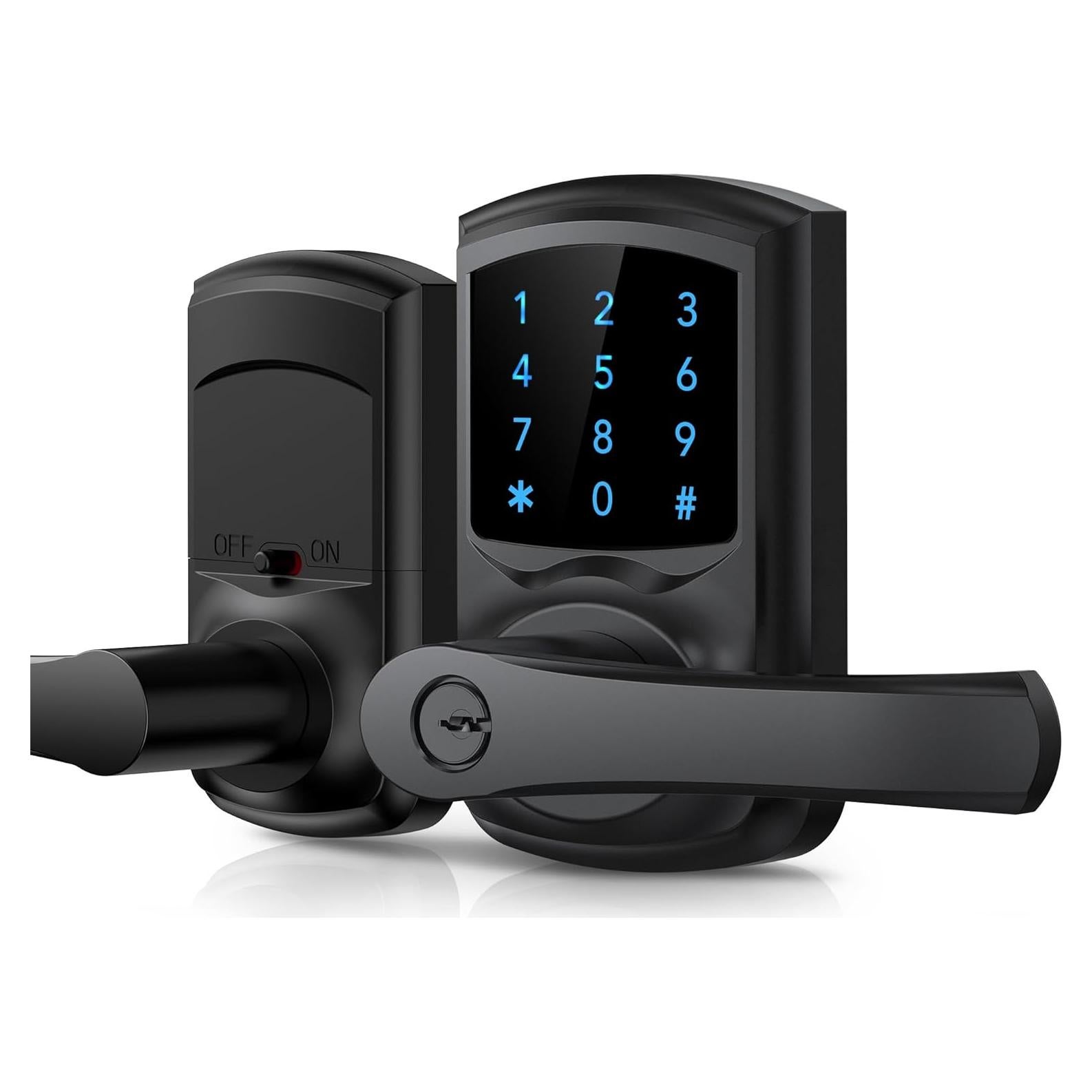 Cerradura Inteligente Hidalife HL-669 Negra Mate con Teclado Táctil