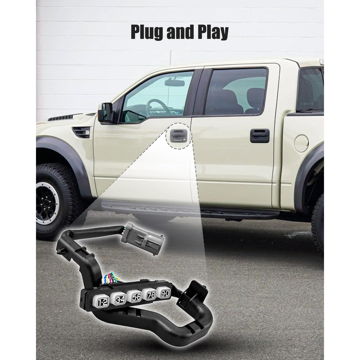 Teclado de entrada sin llave HZparts 4L3Z-14A626-AAA F-150 2004-2008