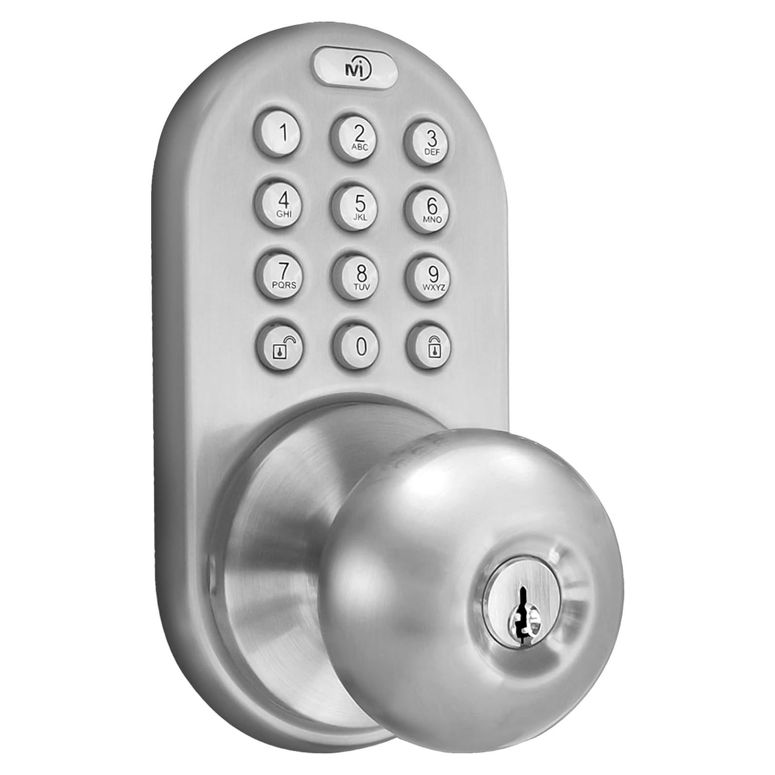 Cerradura Electrónica Sin Llave MiLocks DKK-02SN Niquel Satinado