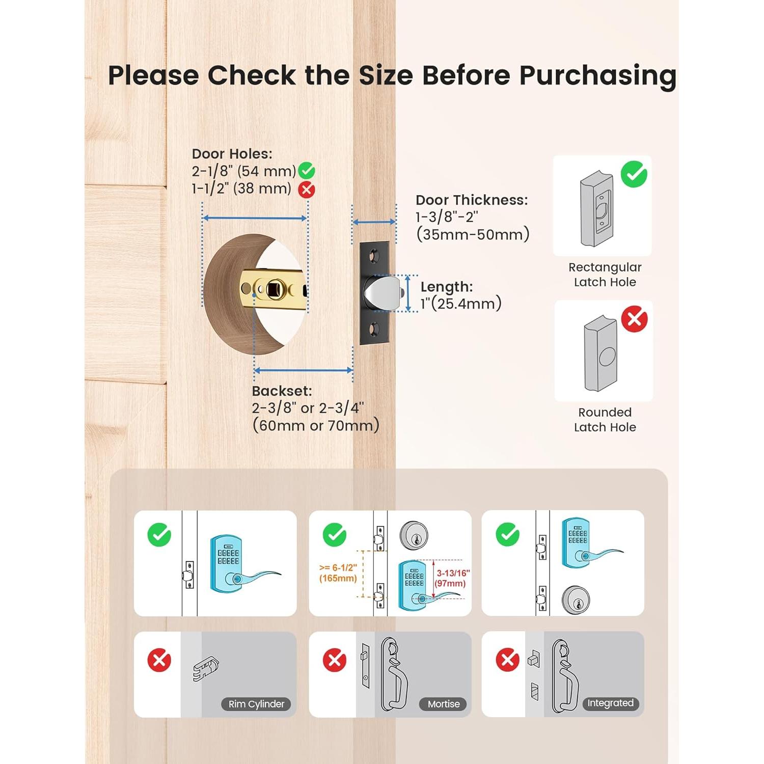 Cerradura Inteligente Hidalife HL-300L Teclado Negro Mate