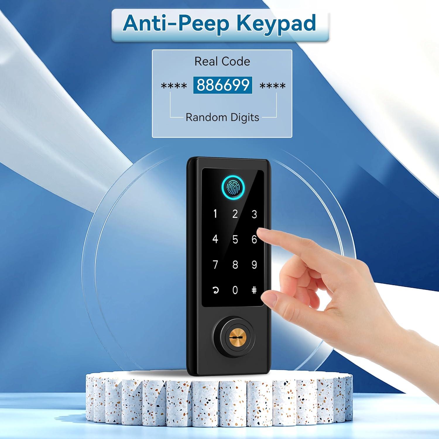 Cerradura Electrónica Biométrica BEBASIA BA2H con App y Teclado