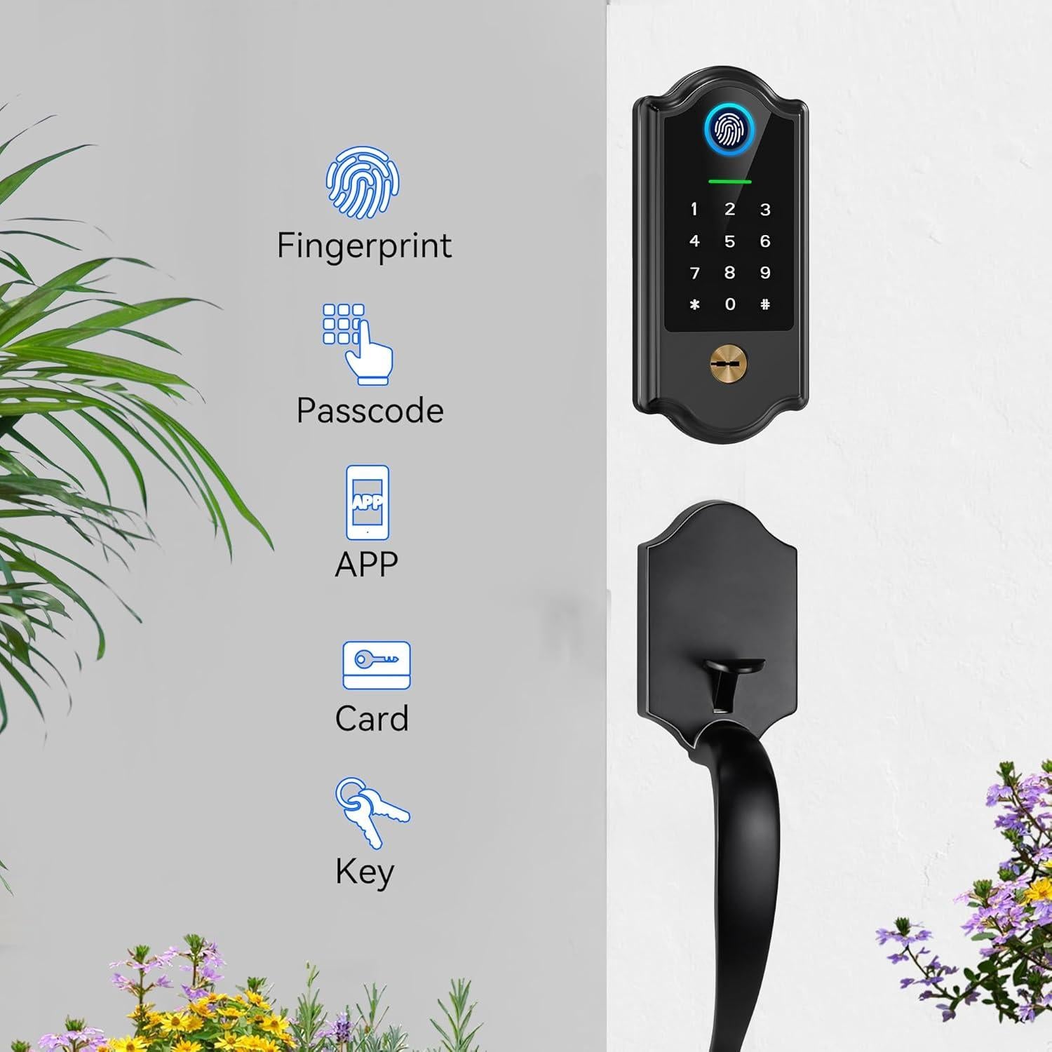 Cerradura Inteligente YOSIMIKA YA3 con Huella Dactilar y App