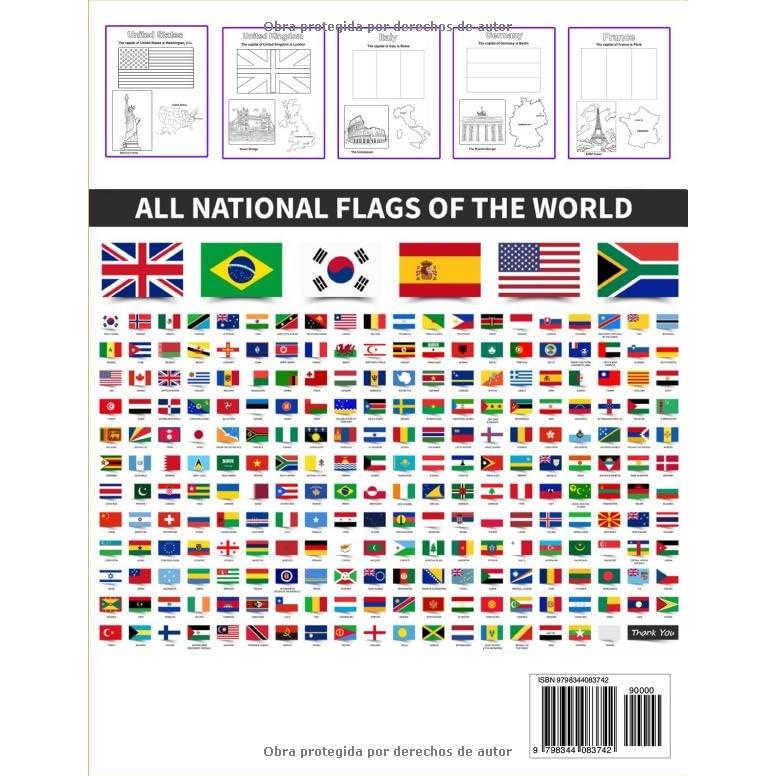 Viaje alrededor del mundo - Monumentos y más: 'Libro para colorear para pequeños exploradores' (Spanish Edition)