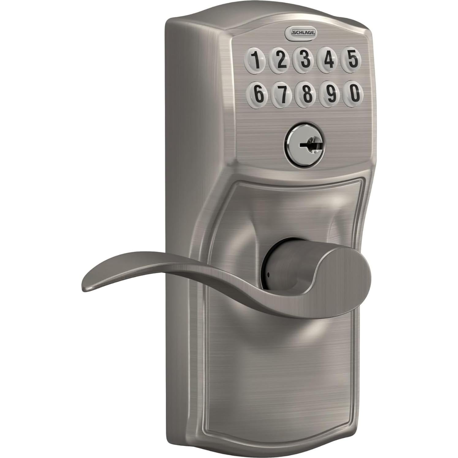 Cerradura de Puerta Schlage FE595VCAM619ACC Teclado Satinado