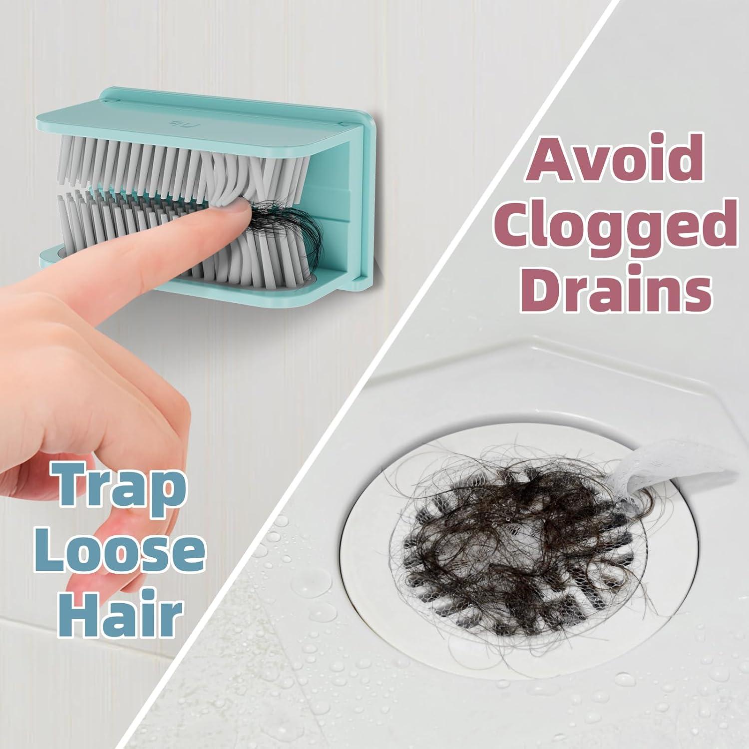 Captador de Cabello KOVSPO LQ-1 Silicona Reutilizable Azul