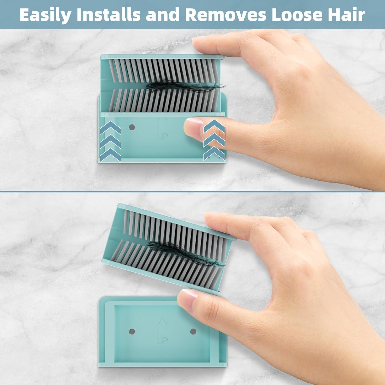 Captador de Cabello KOVSPO LQ-1 Silicona Reutilizable Azul