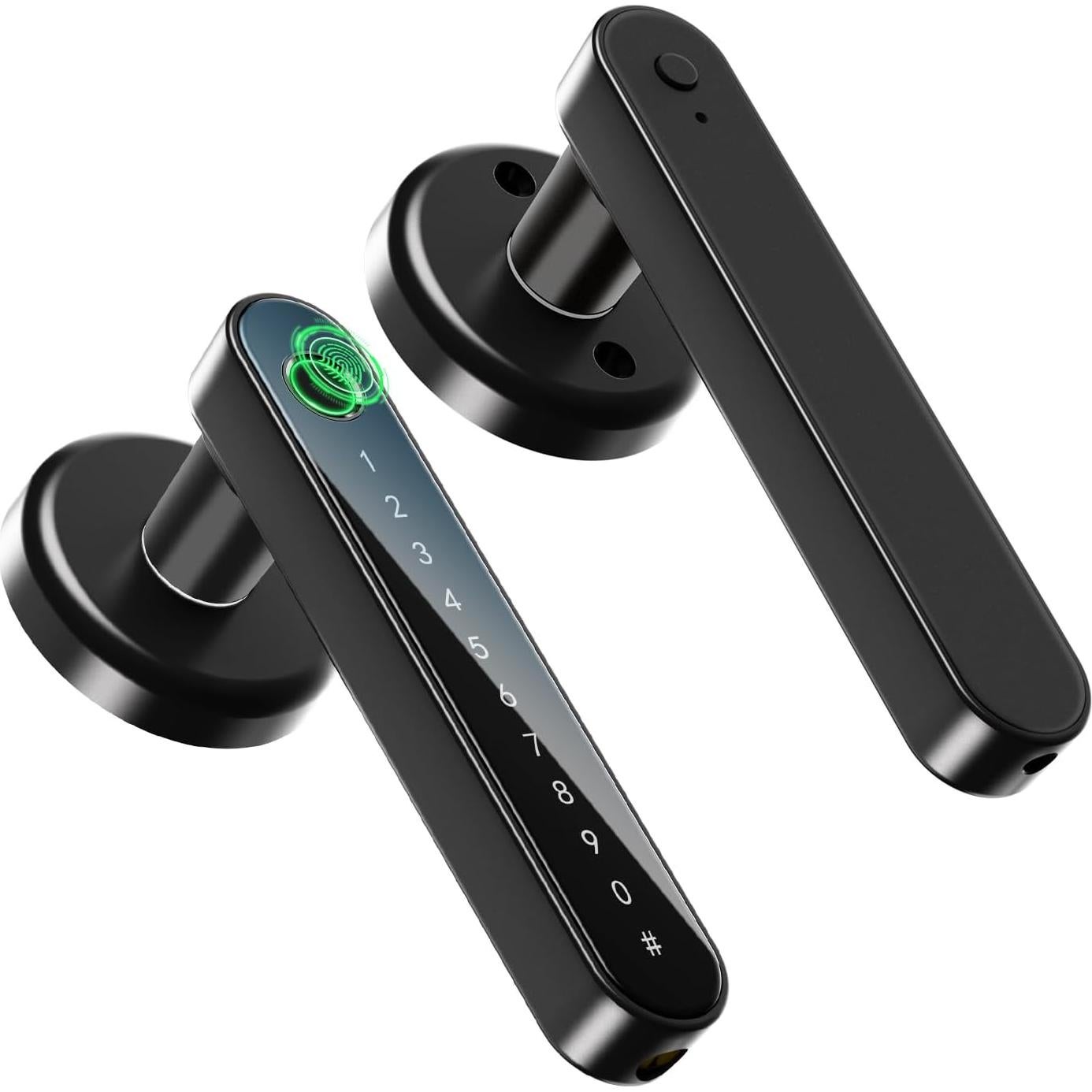 Cerradura Biométrica IRONZON con Teclado y Huella Dactilar 2 Pack