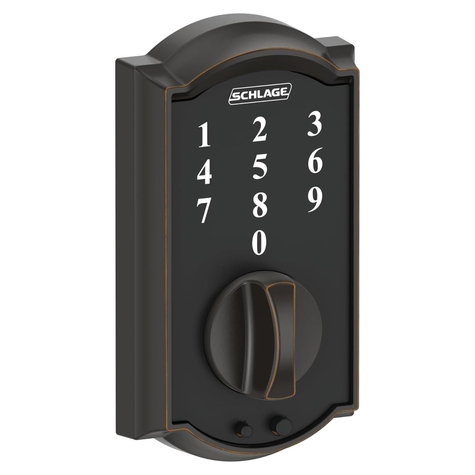 Cerradura Electrónica Schlage BE375 CAM 716 Bronce Envejecido