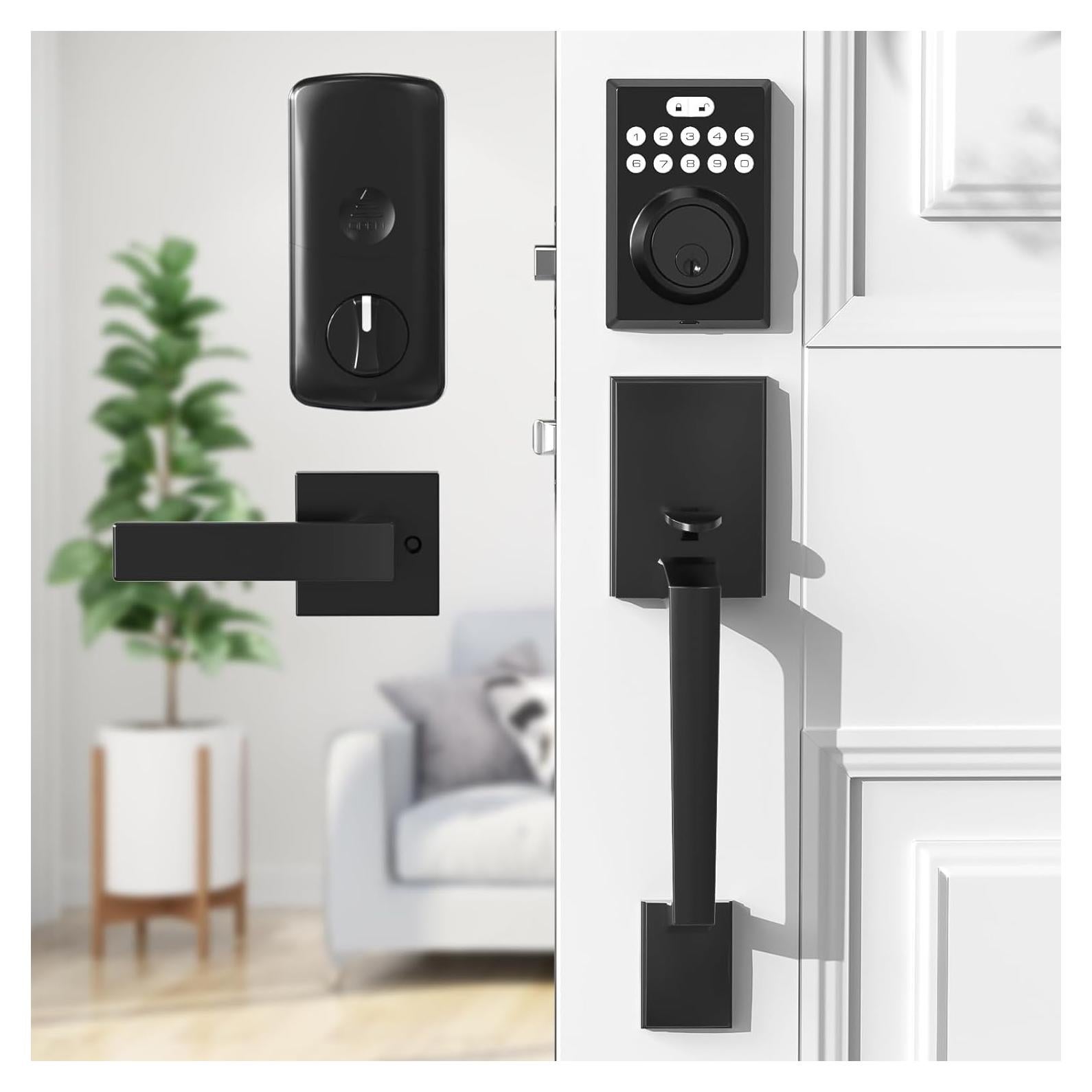 Cerradura de Puerta de Entrada Sin Llave BAILABA con Teclado