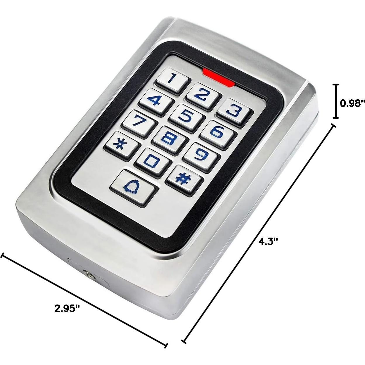 Teclado de Control de Acceso Retekess T-AC04 IP68 2000 Usuarios
