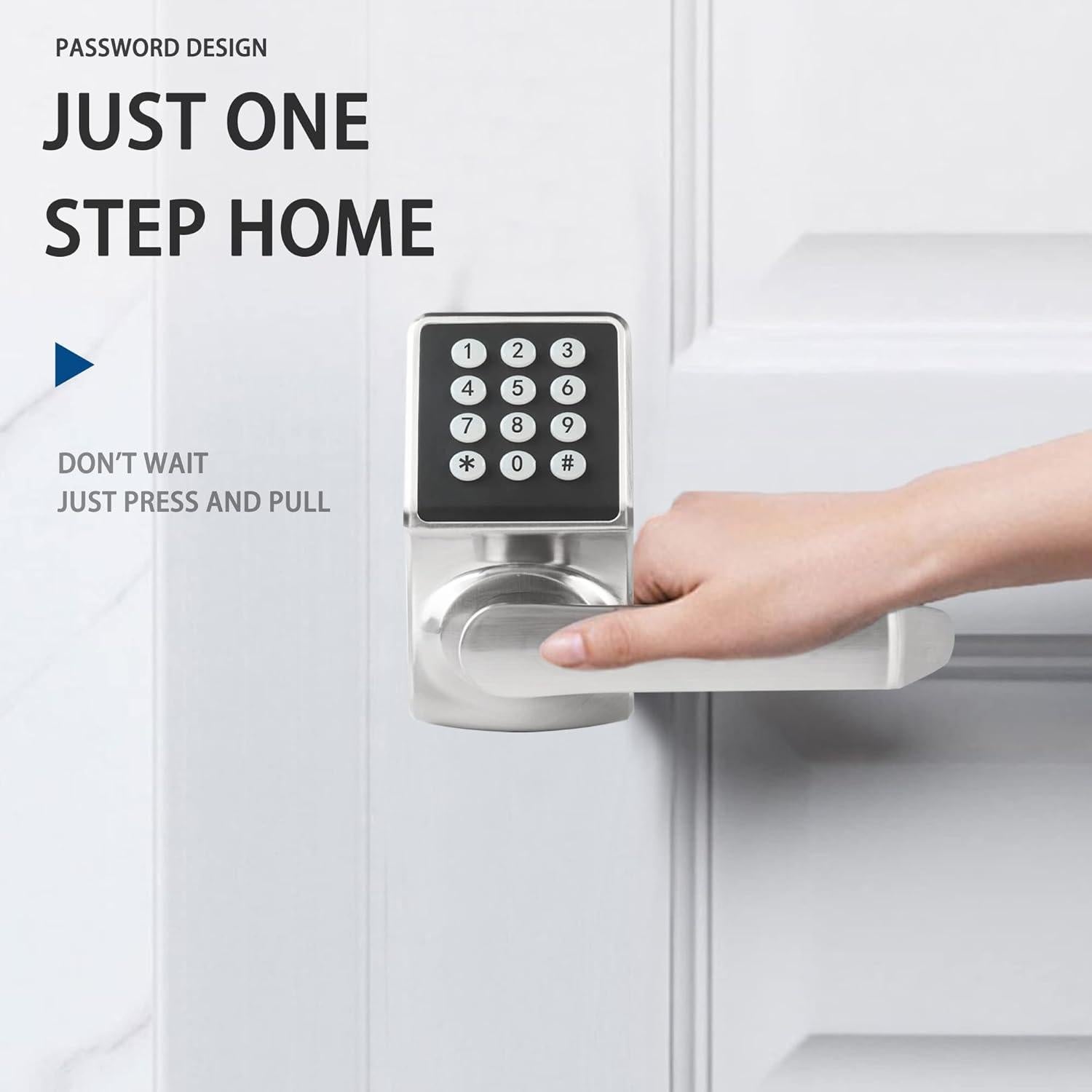 Cerradura Electrónica Sin Llave BAOLONG con Teclado y Tarjeta IC