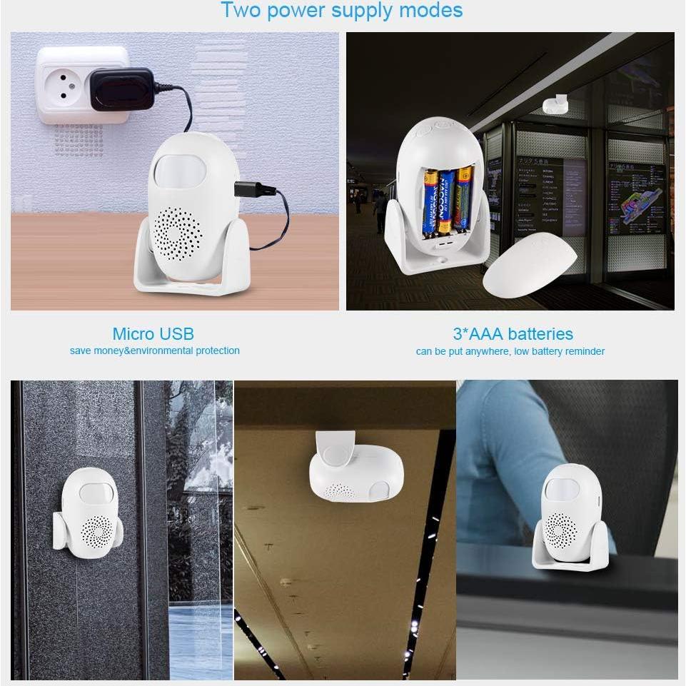 Detector de Movimiento TOWODE con Control Remoto 110dB