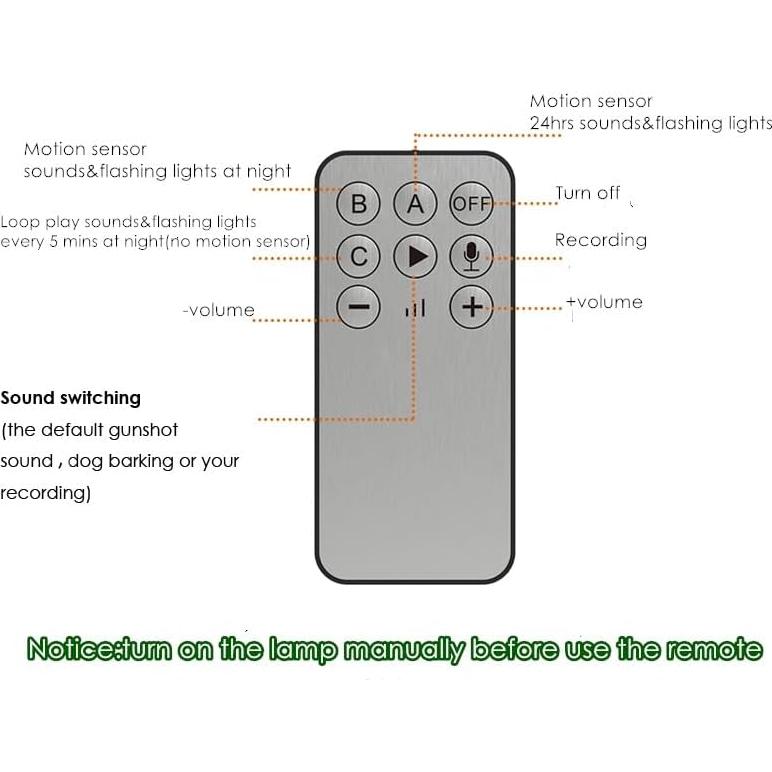 Alarma Solar de Movimiento HULPPRE con Sonido Personalizable 130dB