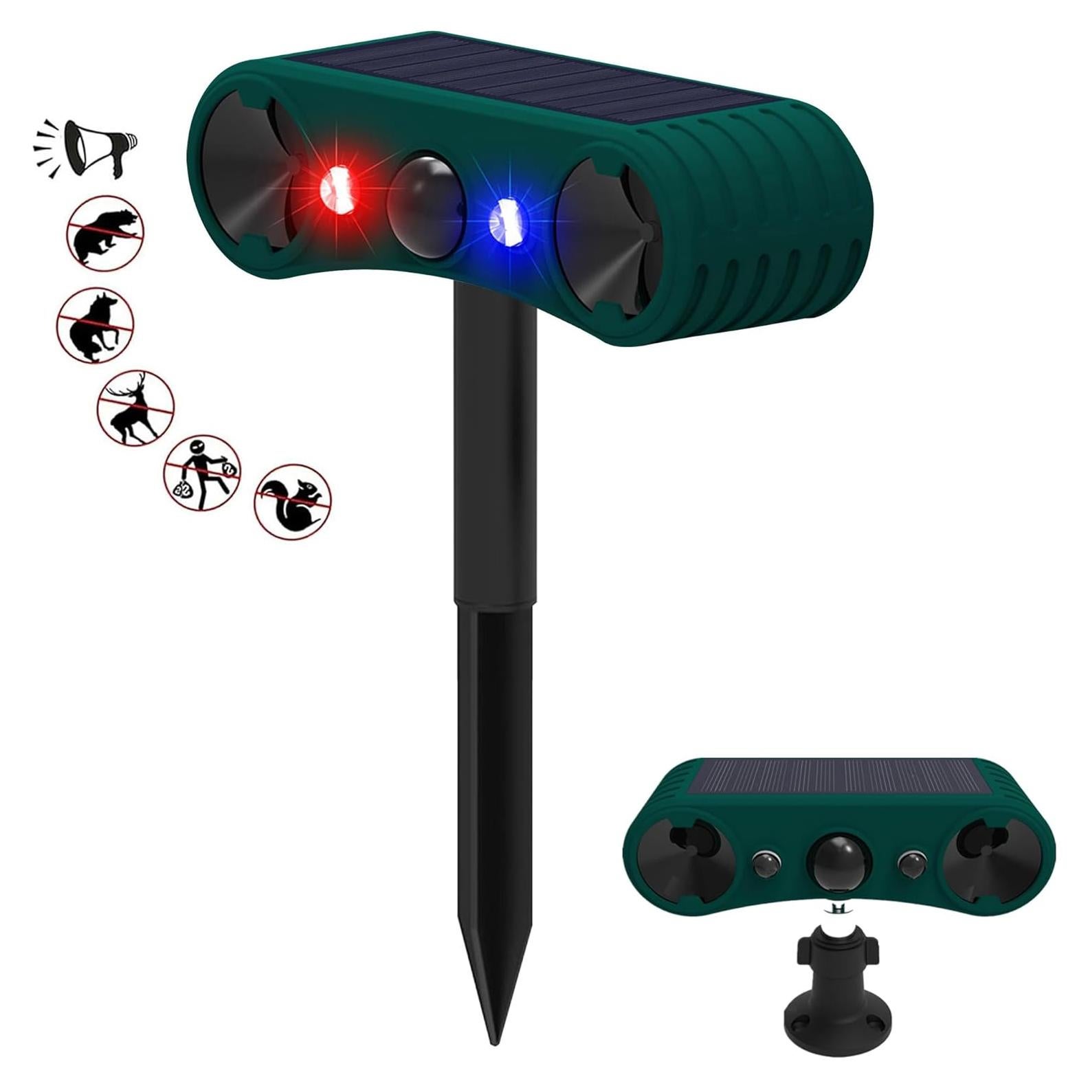 Alarma Solar de Movimiento QXMH 129dB para Exteriores