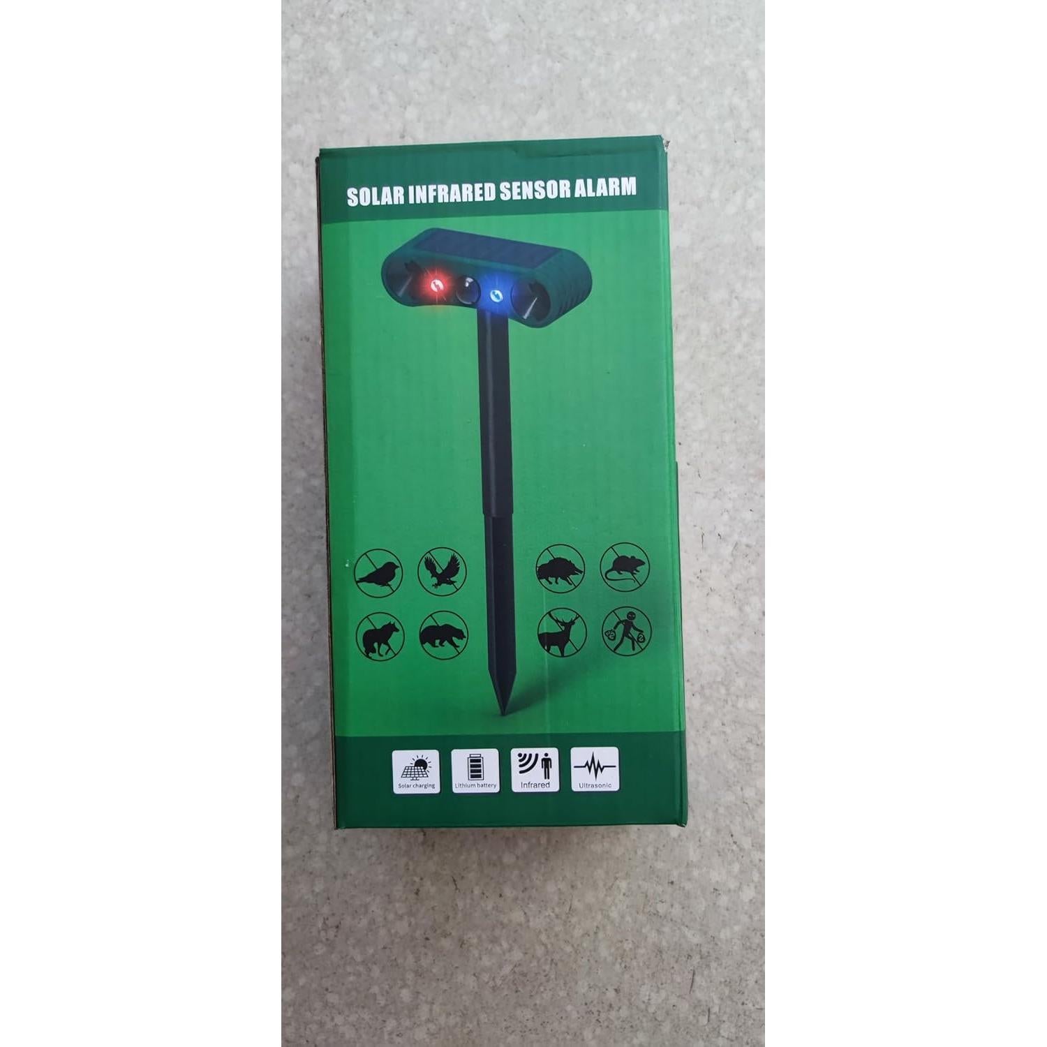 Alarma Solar de Movimiento QXMH 129dB para Exteriores