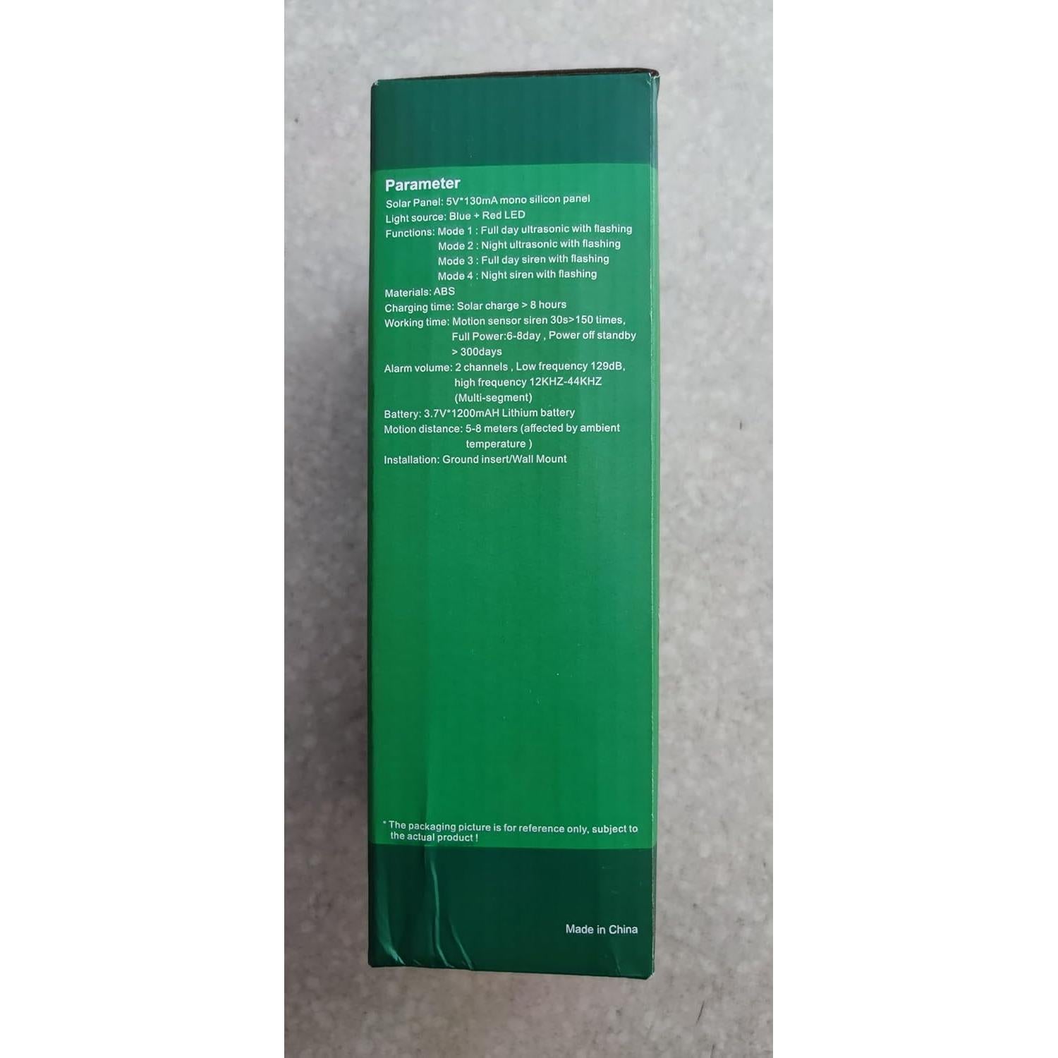 Alarma Solar de Movimiento QXMH 129dB para Exteriores