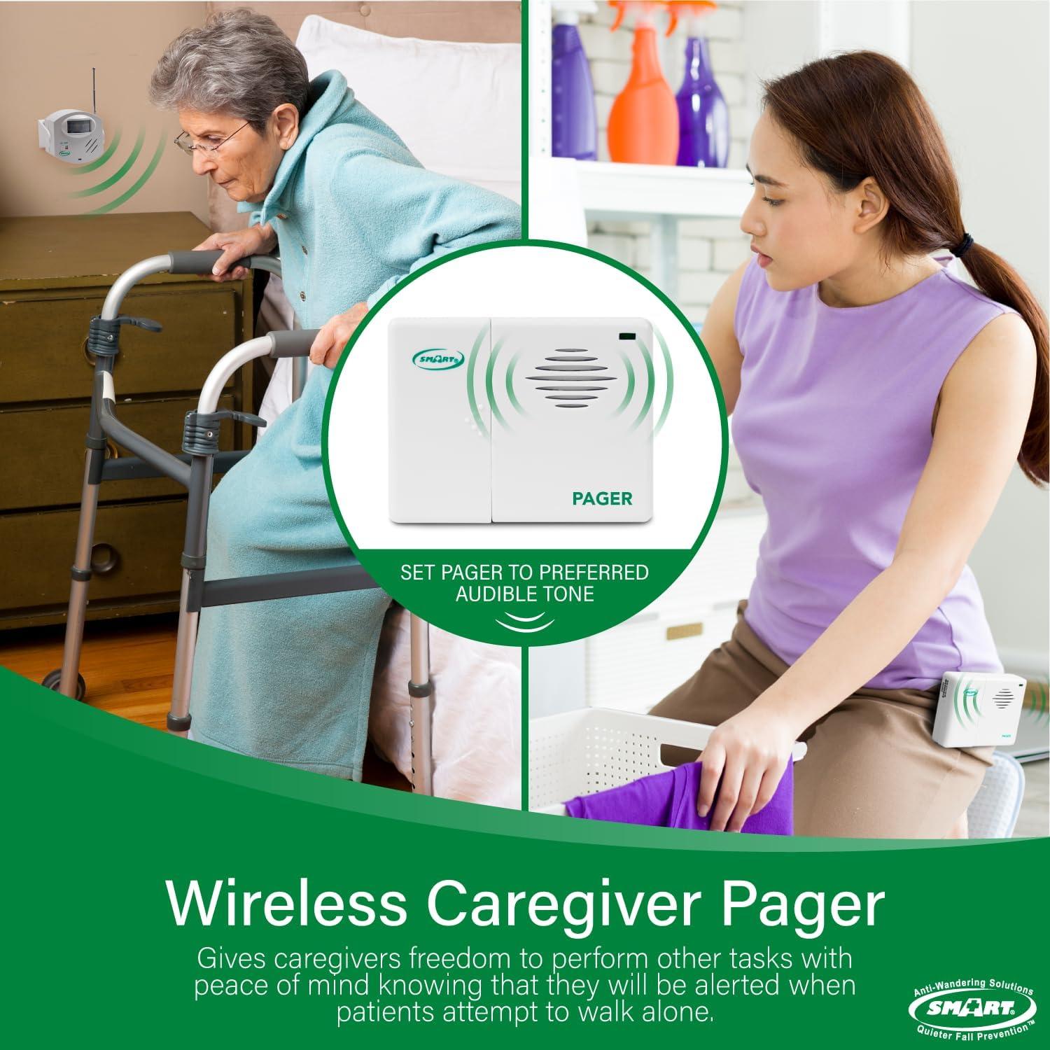 Sistema de Alarma Inalámbrico Smart Caregiver con Pager 300 pies