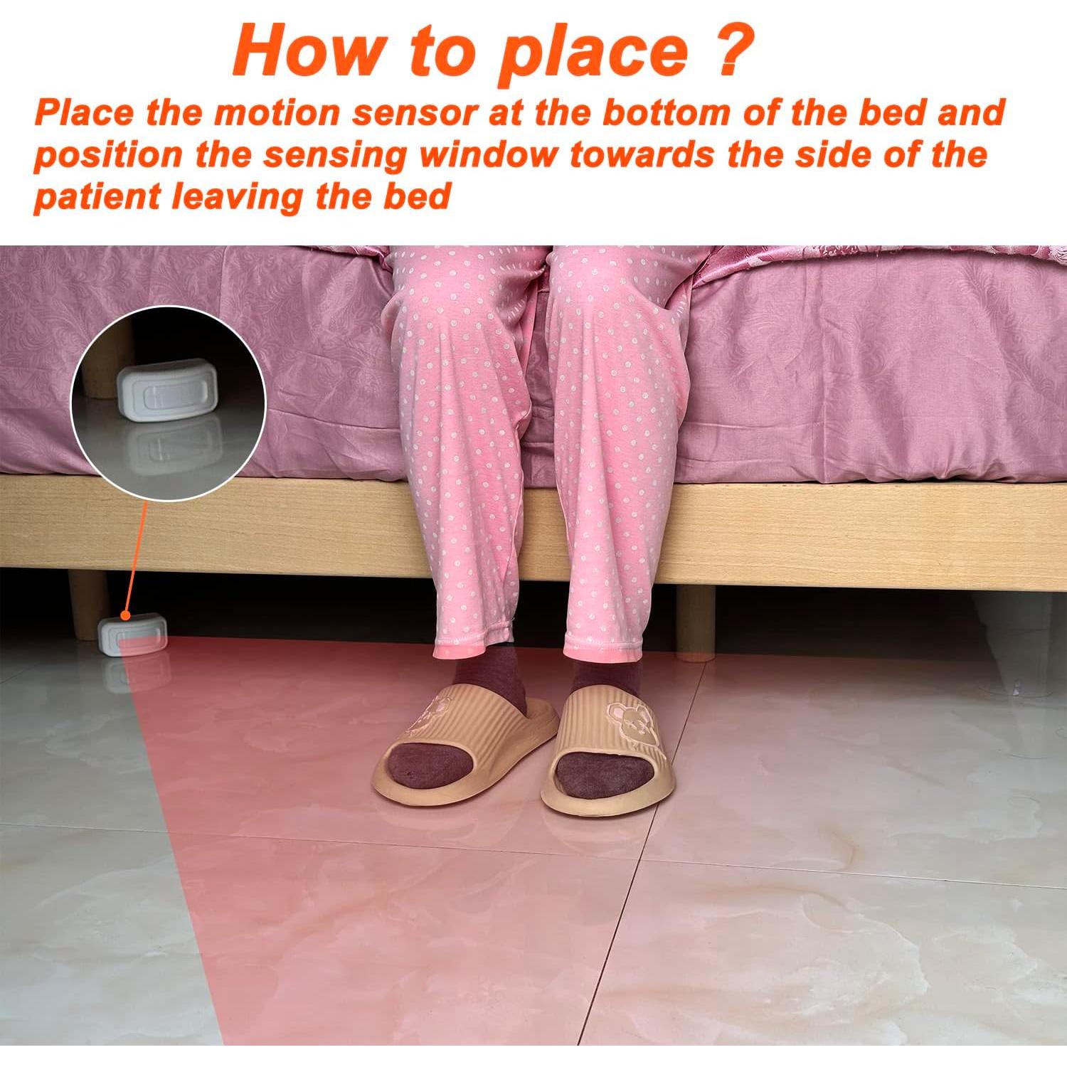 Sensor de Cama Inalámbrico Nesthao con Alarma para Ancianos