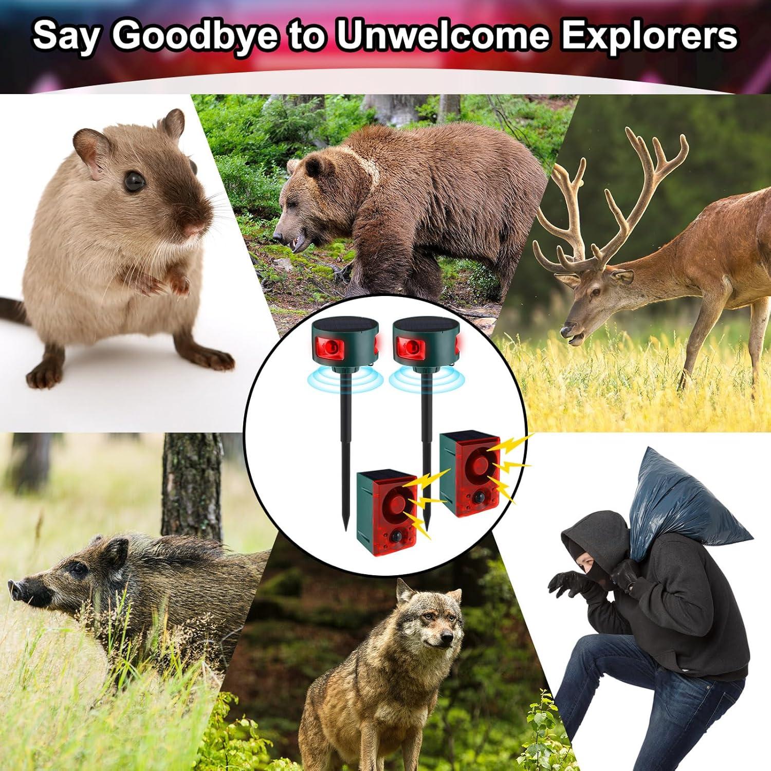 Alarma Solar Exterior Qualirey con Sensor de Movimiento 129dB