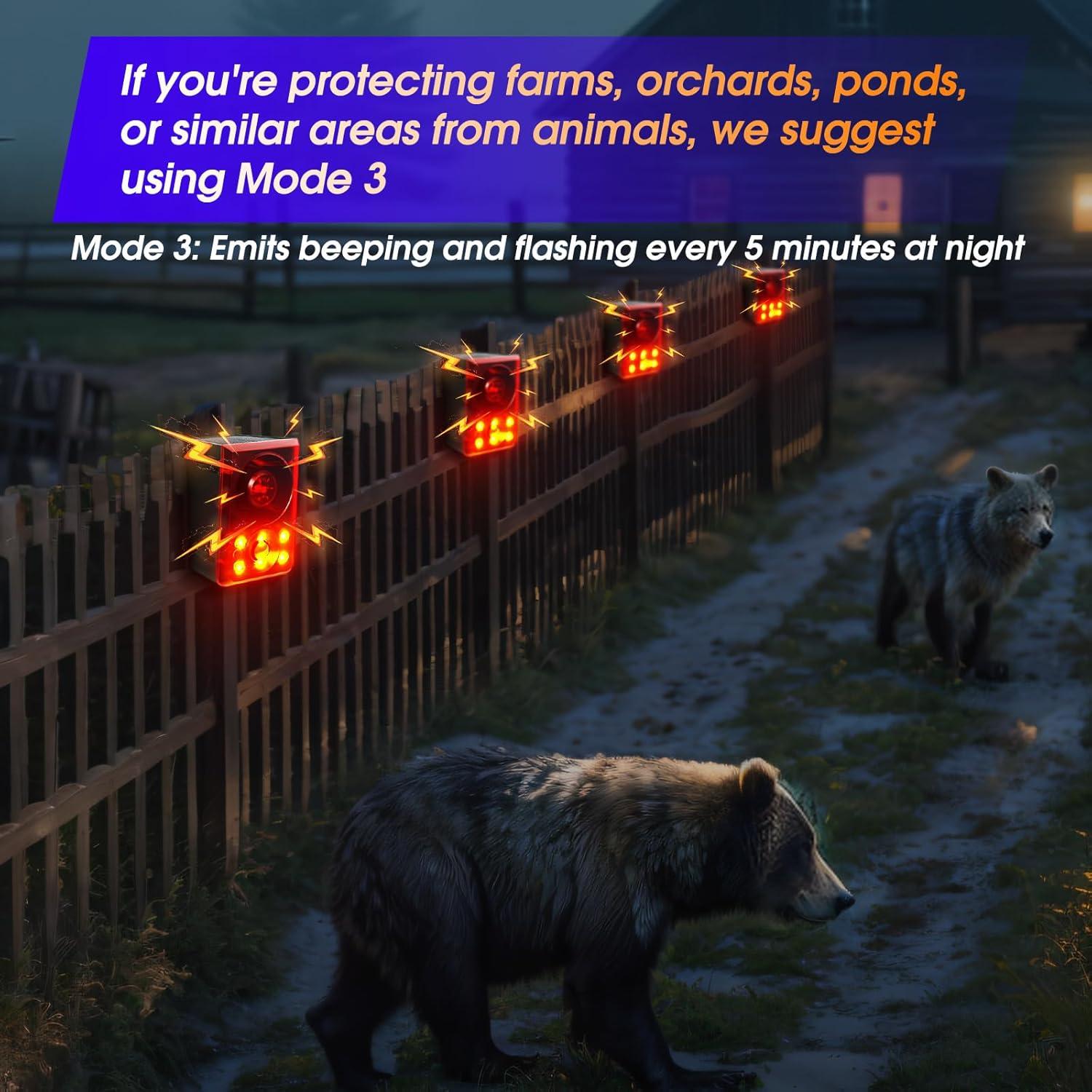 Alarma Solar de Movimiento Oudaer con Ladrido de Perro 130dB