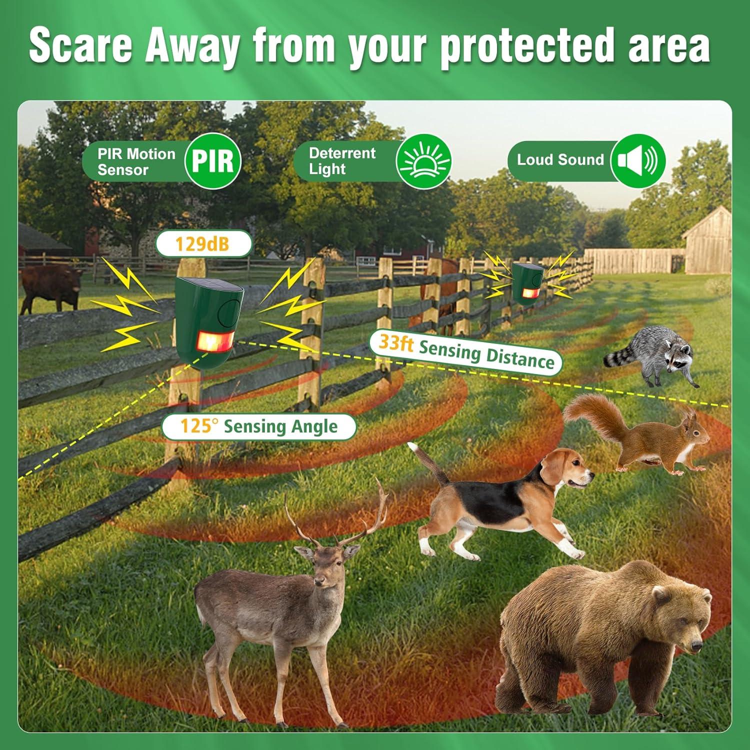 Alarma de Movimiento Solar ChunHee 129dB IP65 2PC