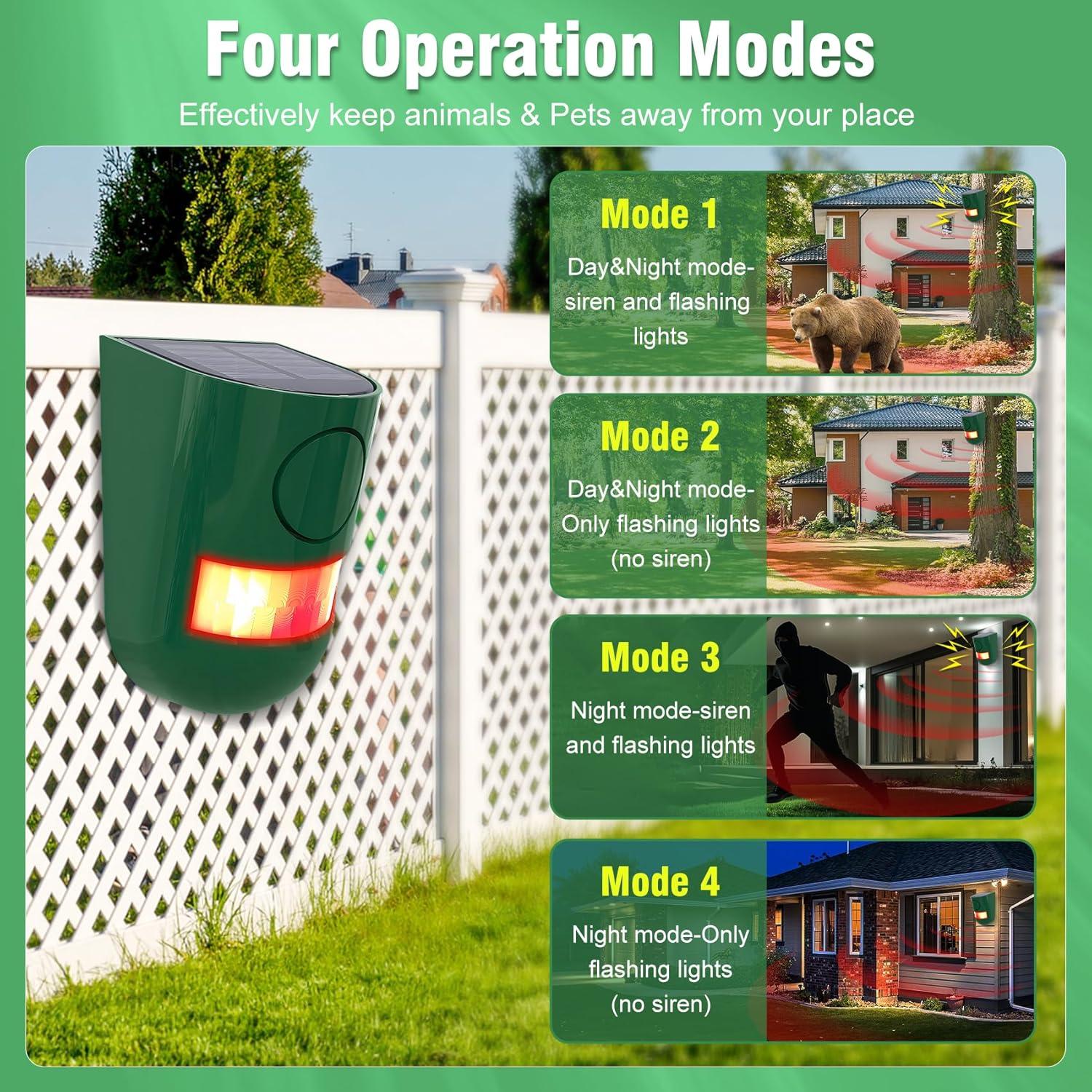 Alarma de Movimiento Solar ChunHee 129dB IP65 2PC