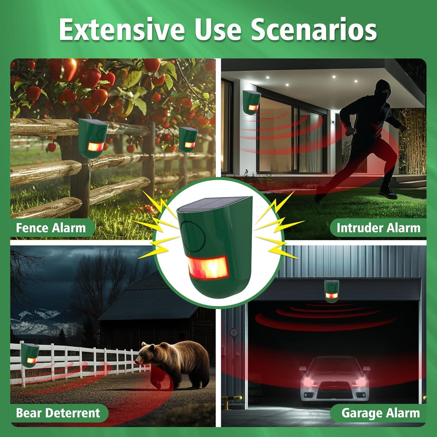 Alarma de Movimiento Solar ChunHee 129dB IP65 2PC