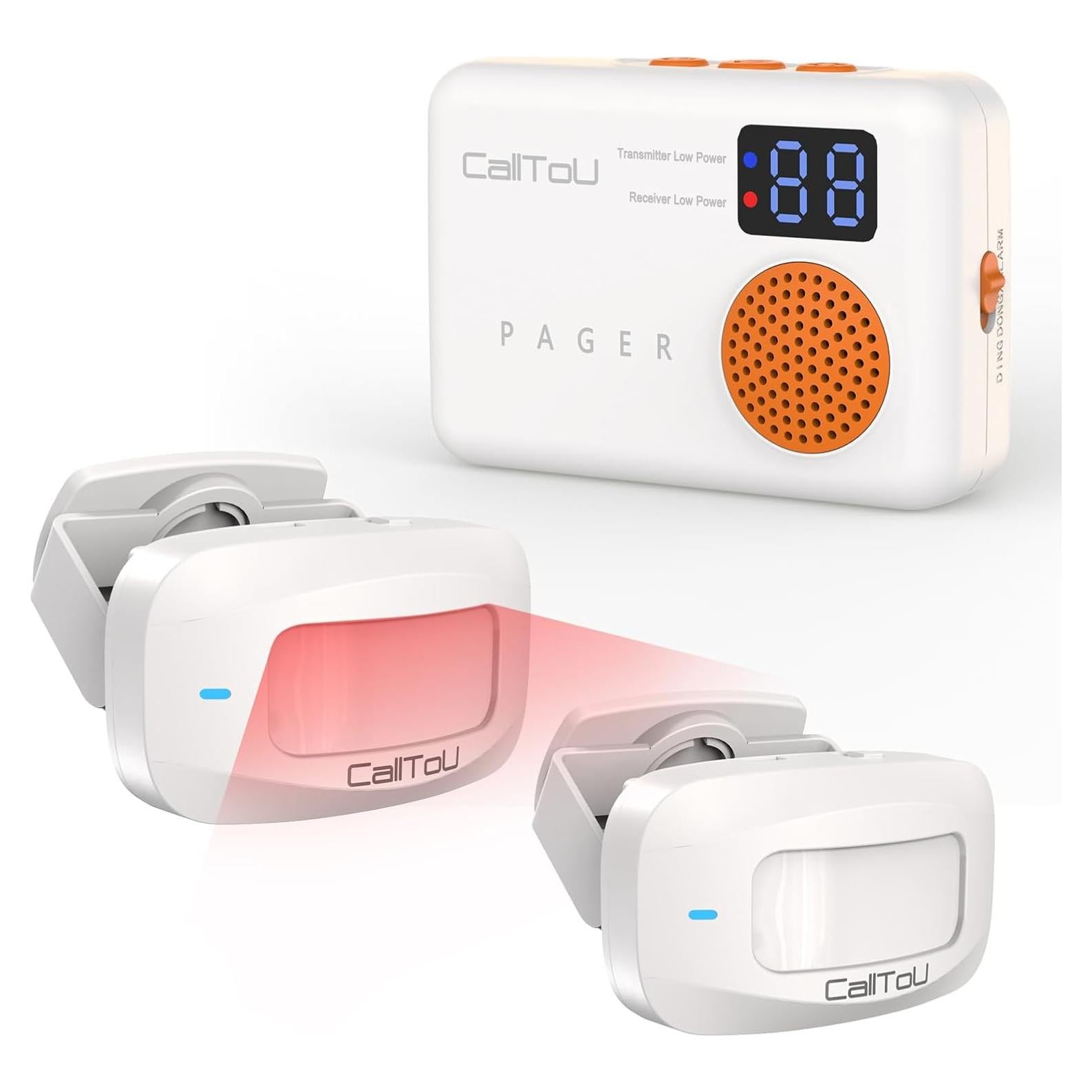 Alarma de Cama Inalámbrica CallToU con 2 Sensores de Movimiento