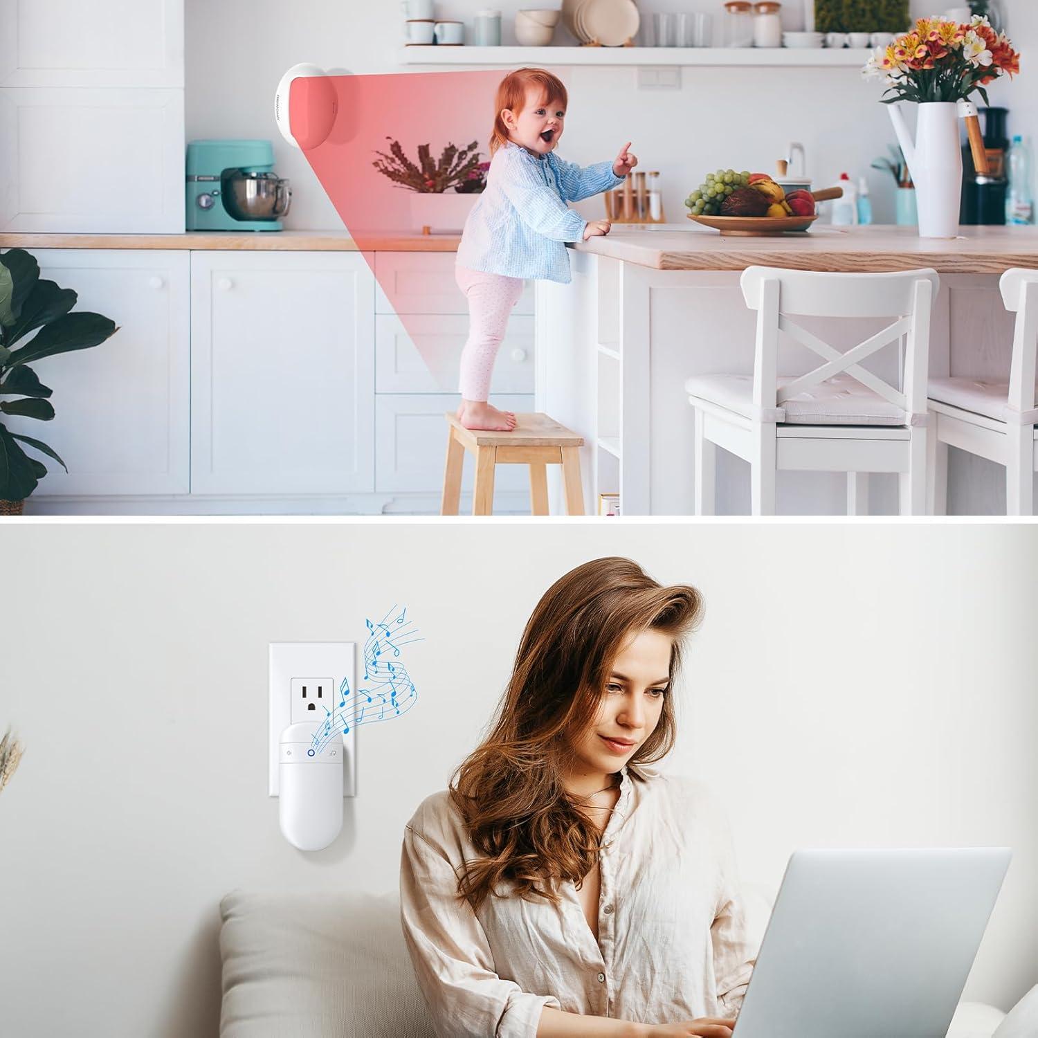 Timbre de Puerta Inalámbrico SECRUI con Sensor de Movimiento