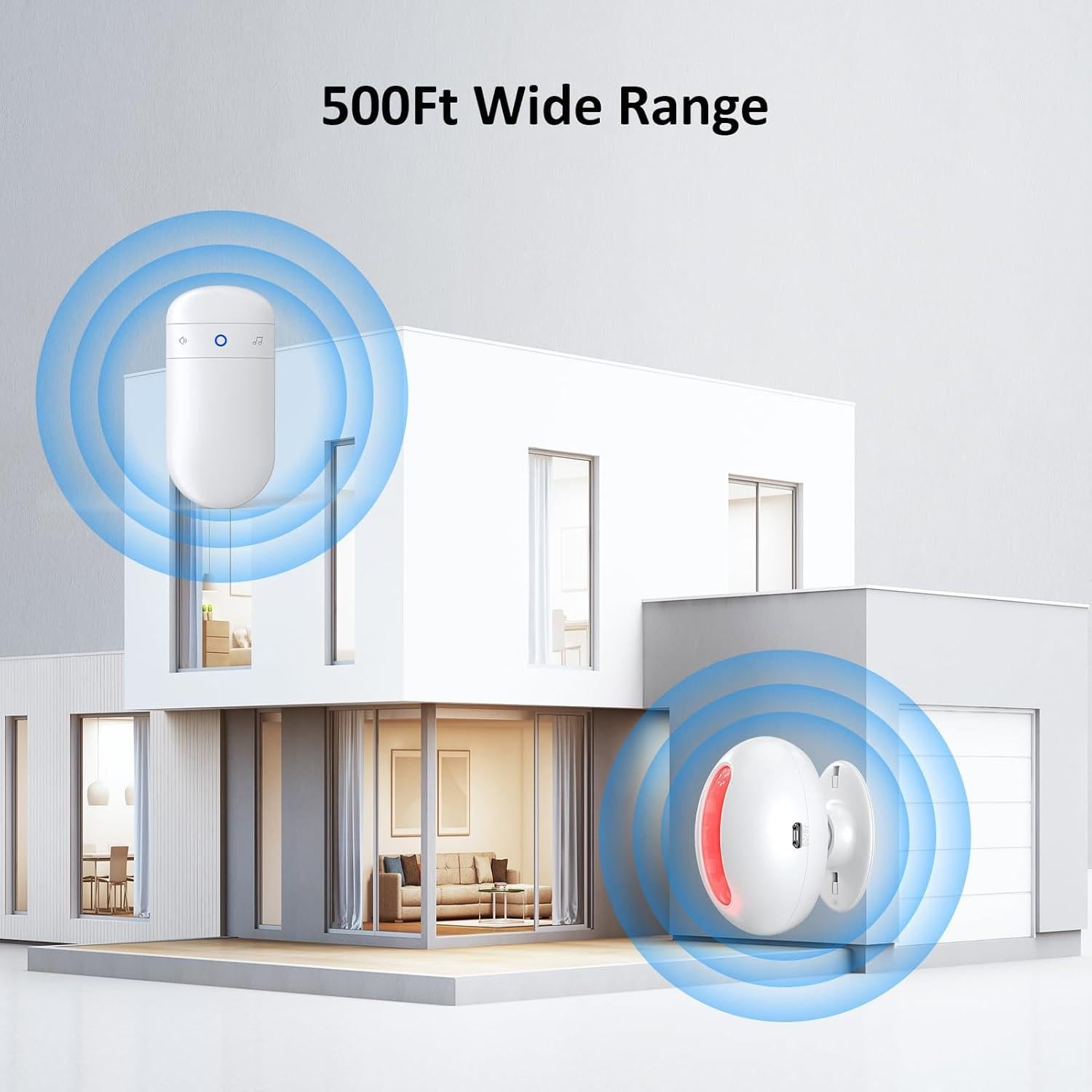 Timbre de Puerta Inalámbrico SECRUI con Sensor de Movimiento