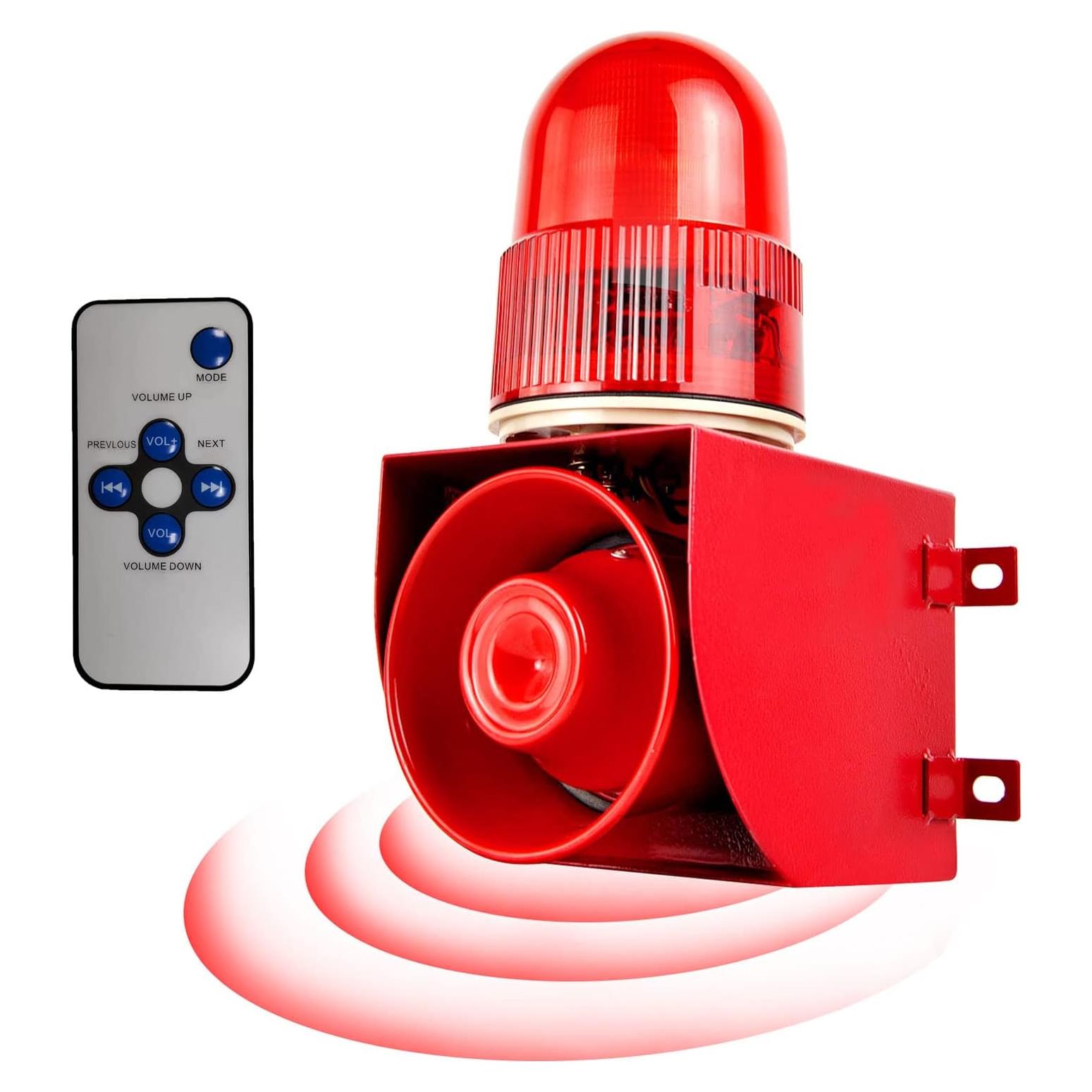 Alarma de Movimiento 120dB SLA-01W con Control Remoto y Luz LED