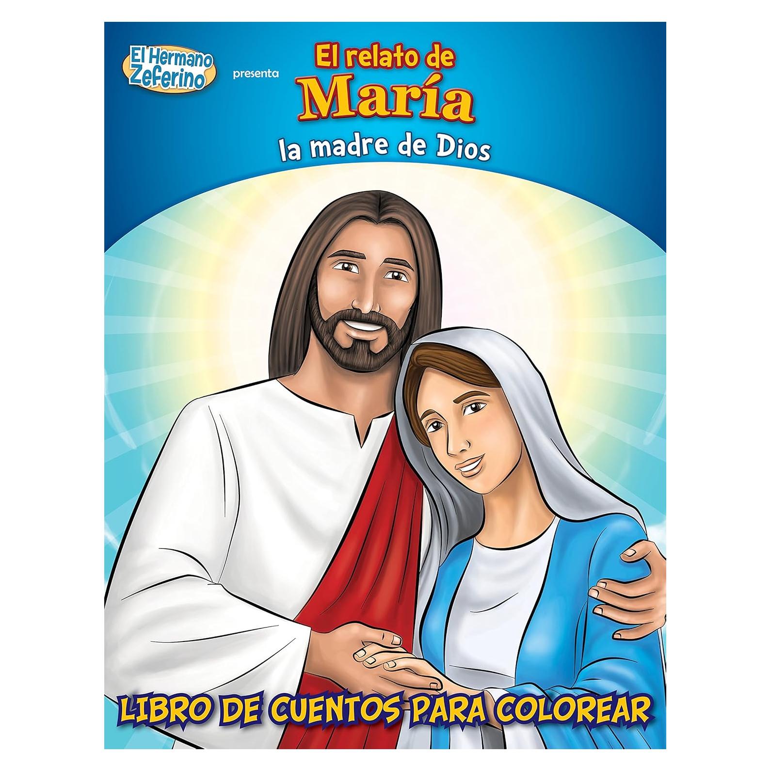 Hermoso Francis Libro para colorear: El relato do Maria La madre de dios Libro De Cuentos Para Colorear-The story of Mary The Mother of God Coloring ... Edition-Soft Cover (Brother Francis)