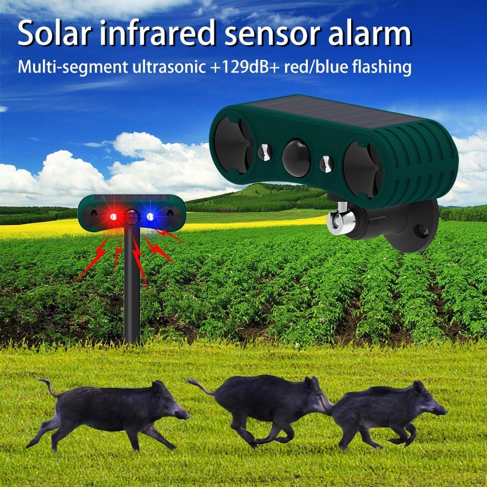 Alarma Solar de Movimiento LAFEINA 129dB 4 Modos Impermeable
