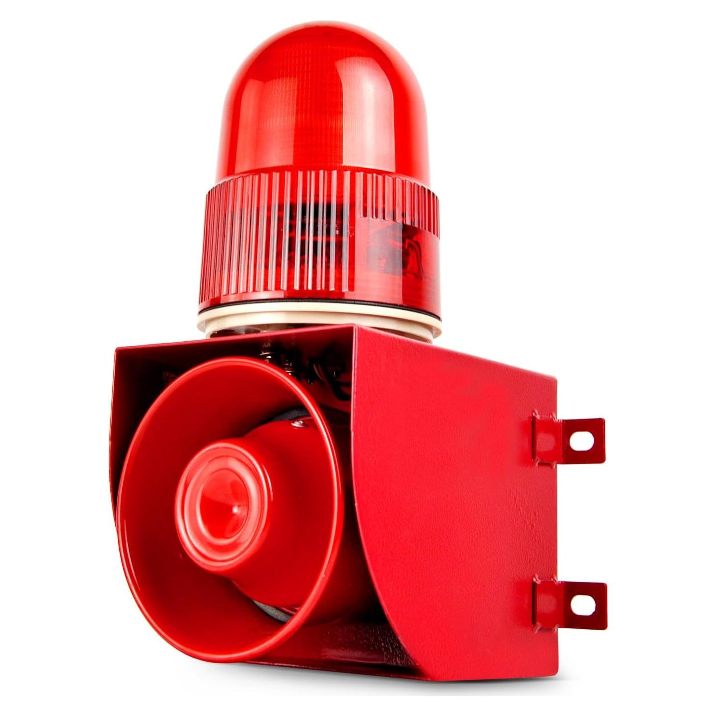 Sirena de Alarma Industrial YASONG SLA-01 25W 120dB LED IP65