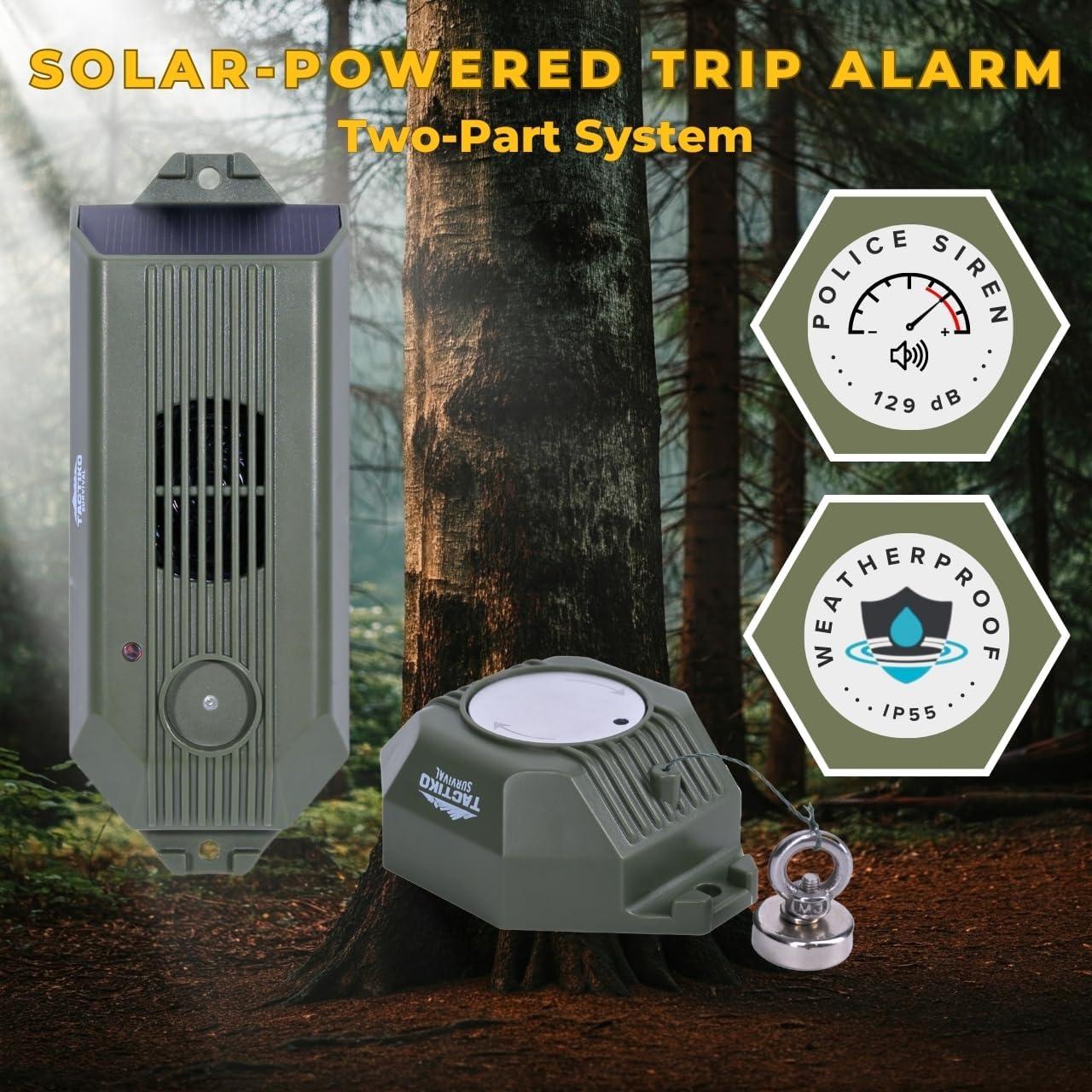 Alarma de Trip Wire Tactiko - 24.38m Kevlar 129dB IP55