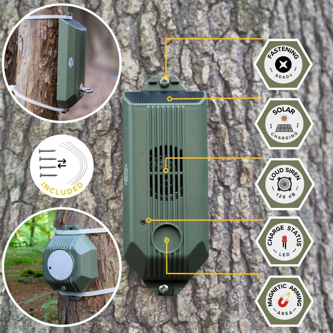 Alarma de Trip Wire Tactiko - 24.38m Kevlar 129dB IP55