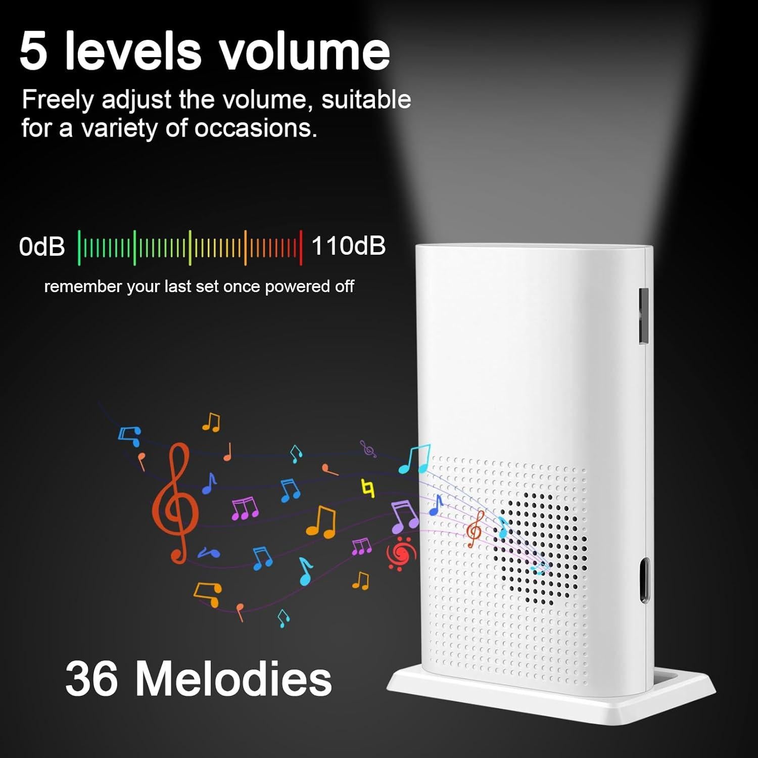 Alarma de Sensor de Cama Diweit B12 para Ancianos Inalámbrica