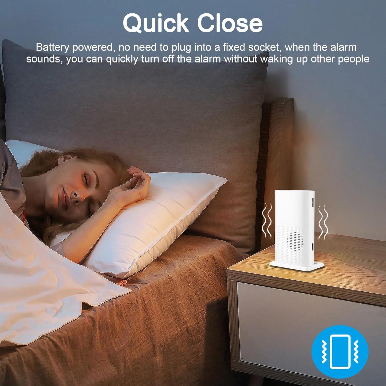 Alarma de Sensor de Cama Diweit B12 para Ancianos Inalámbrica