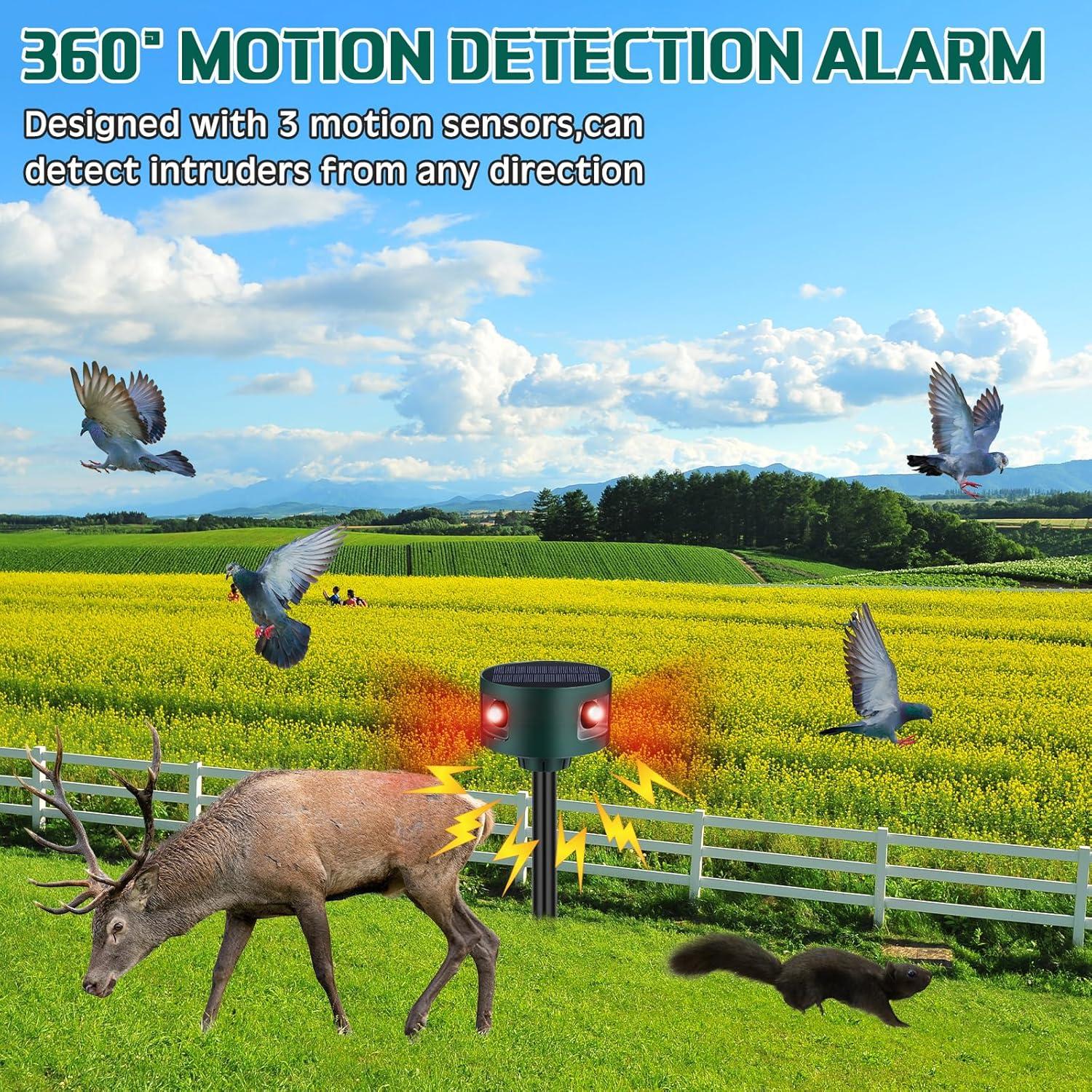 Alarma Solar Qualirey 2 Paquete con Sensor de Movimiento 360°