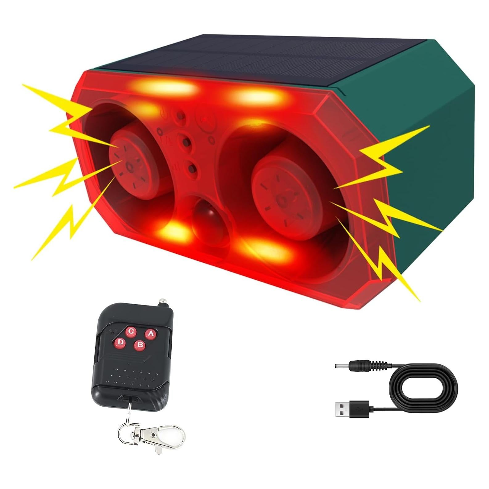 Alarma de Movimiento Solar ChunHee SL17 para Exteriores 130dB