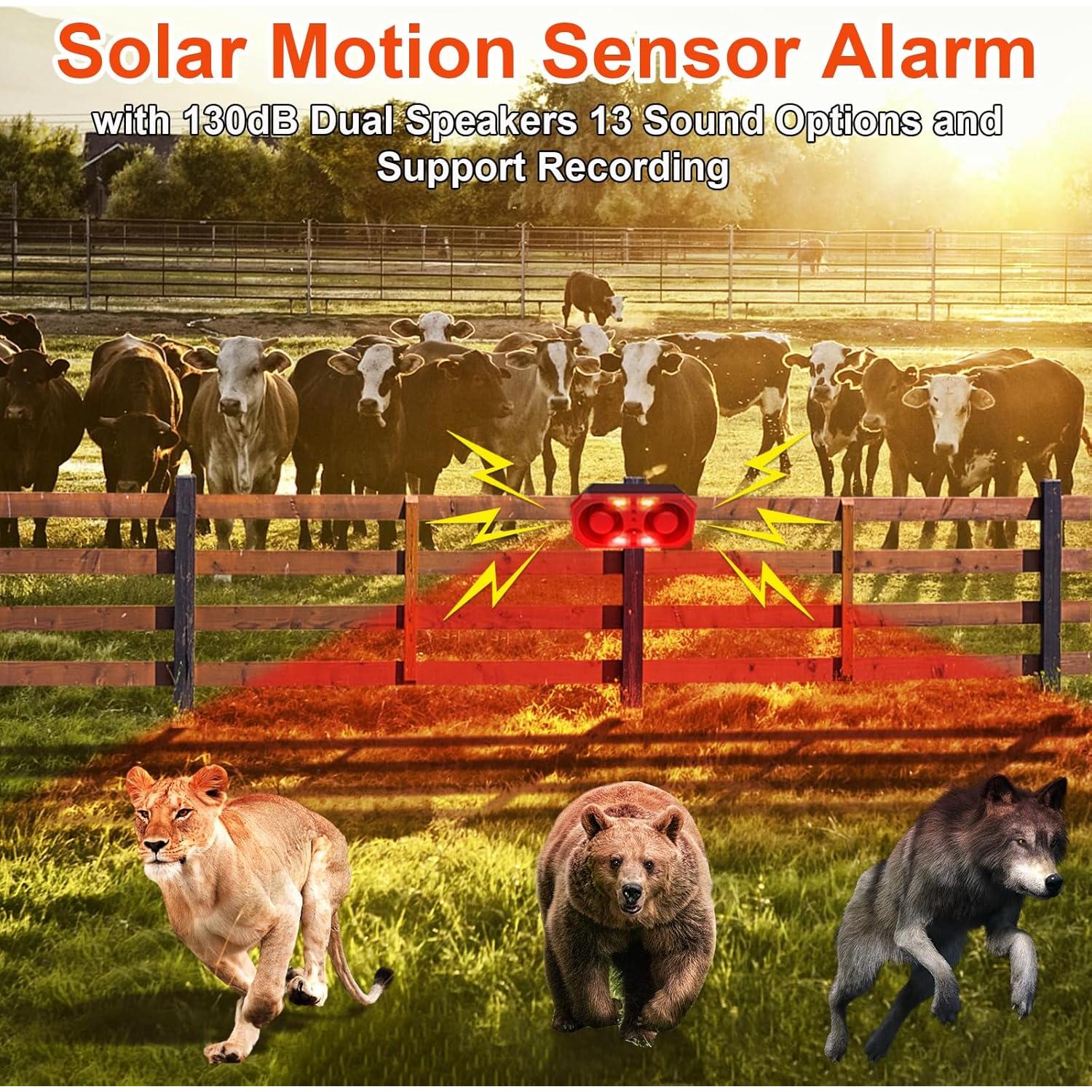 Alarma de Movimiento Solar ChunHee SL17 para Exteriores 130dB
