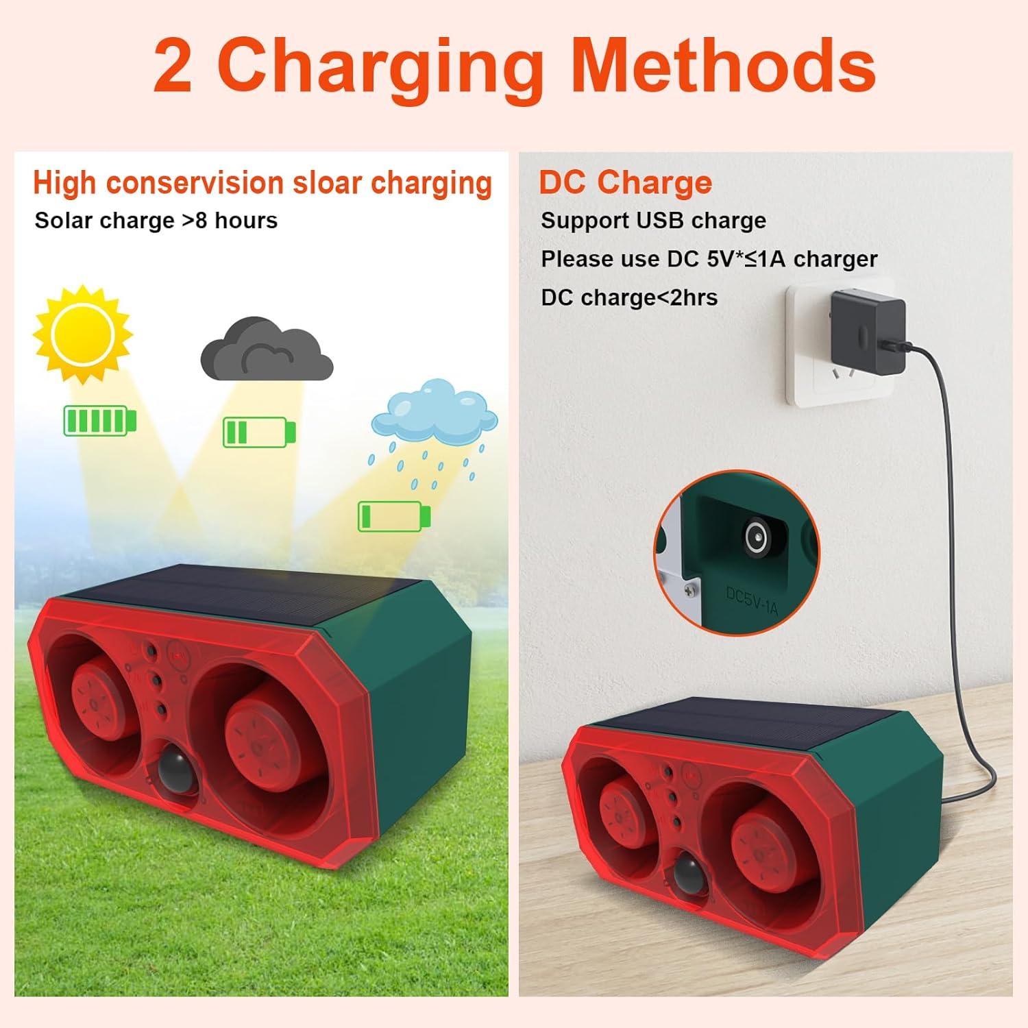 Alarma de Movimiento Solar ChunHee SL17 para Exteriores 130dB