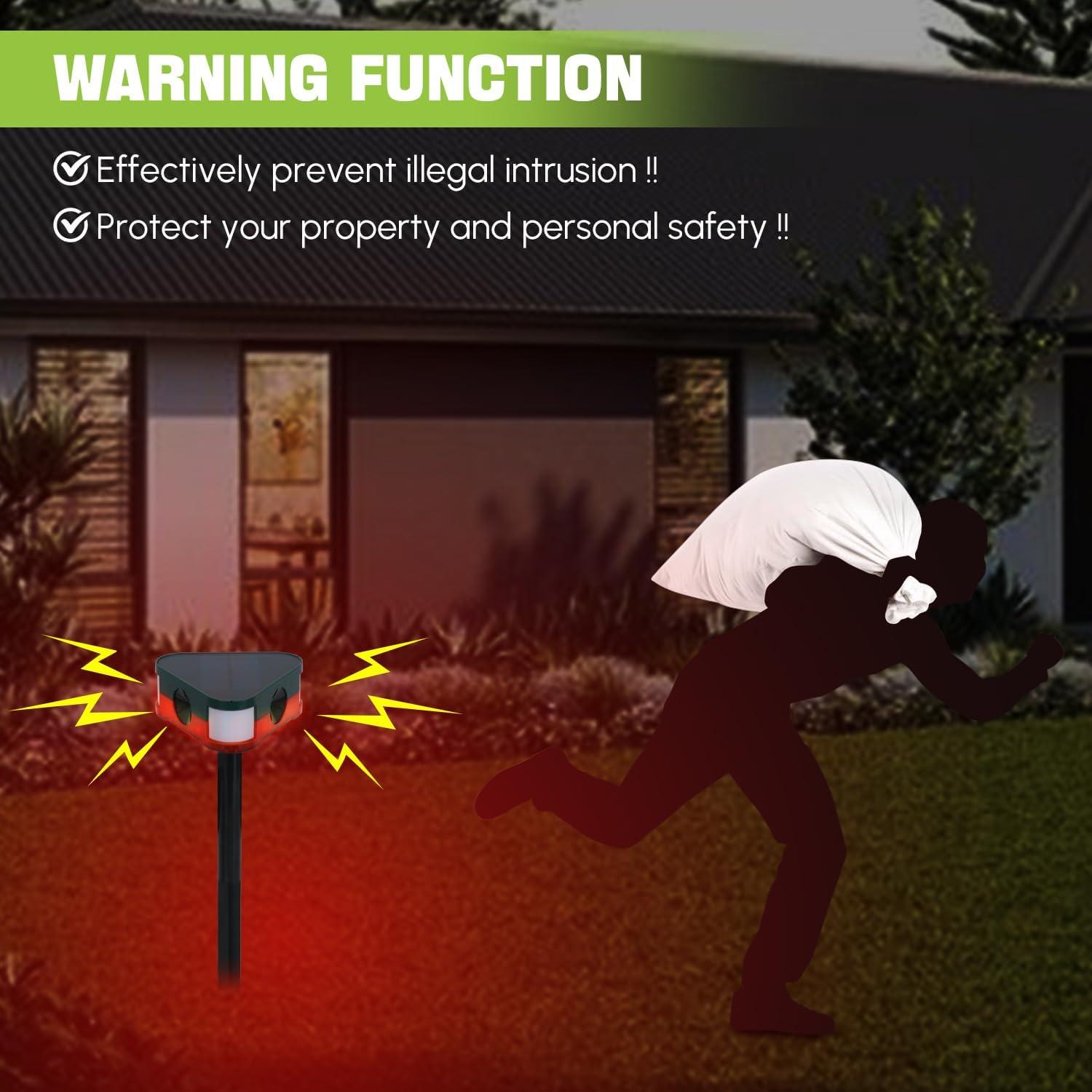 Alarma de Movimiento Solar SJDYYMX para Exteriores 129dB