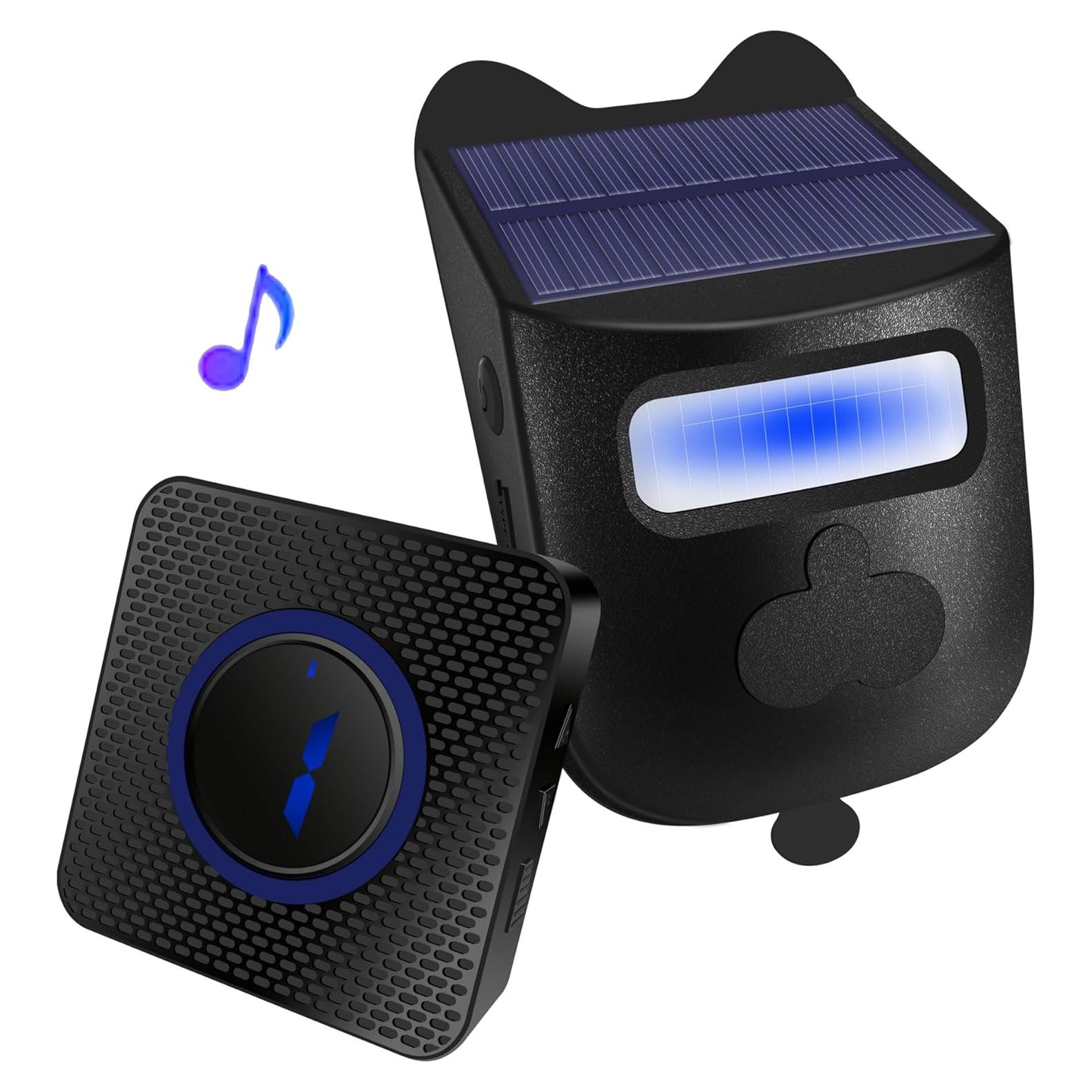 Timbre Inalámbrico Solar Genérico con Sensor de Movimiento