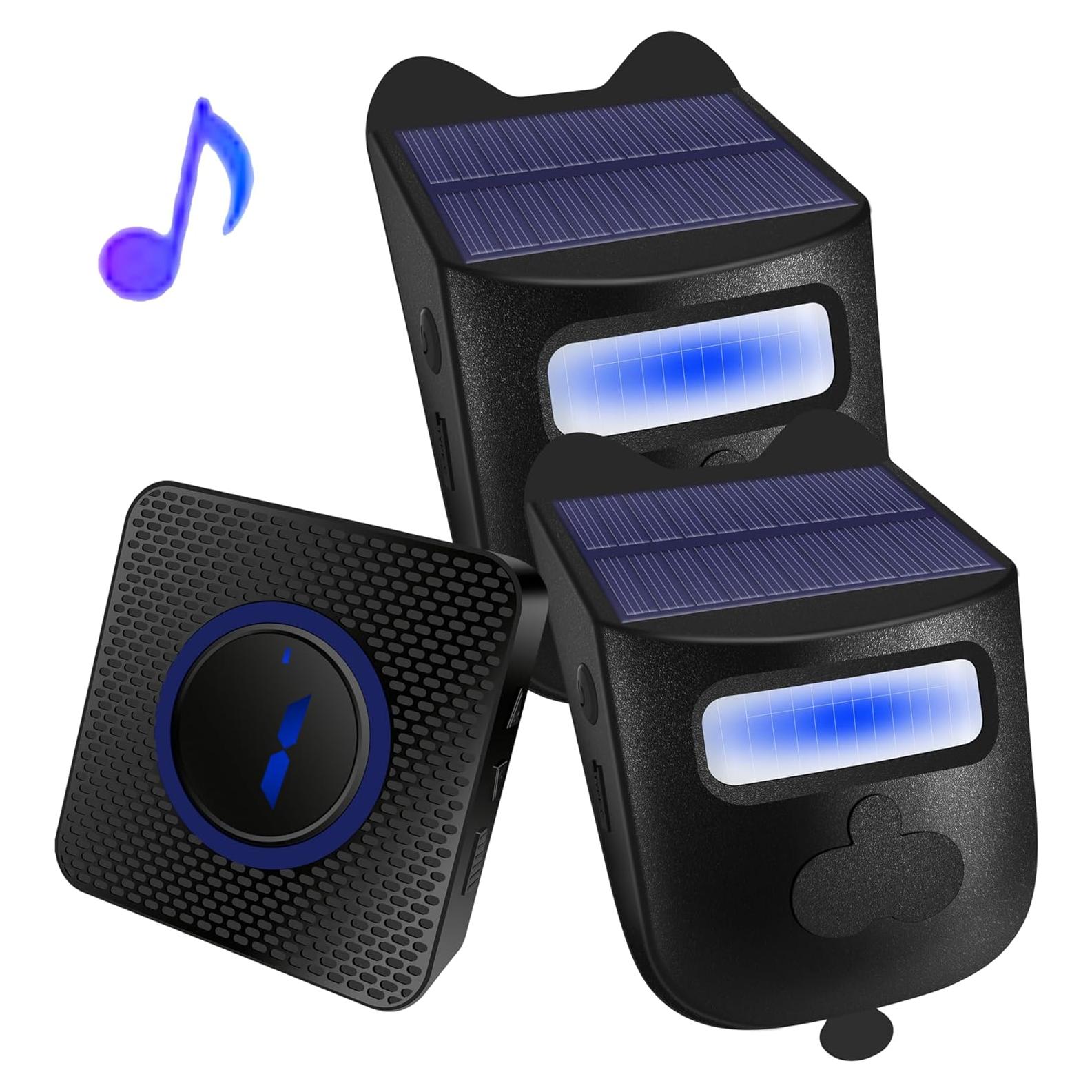 Alarma Inalámbrica Solar HoneTeek para Entrada - 600 pies