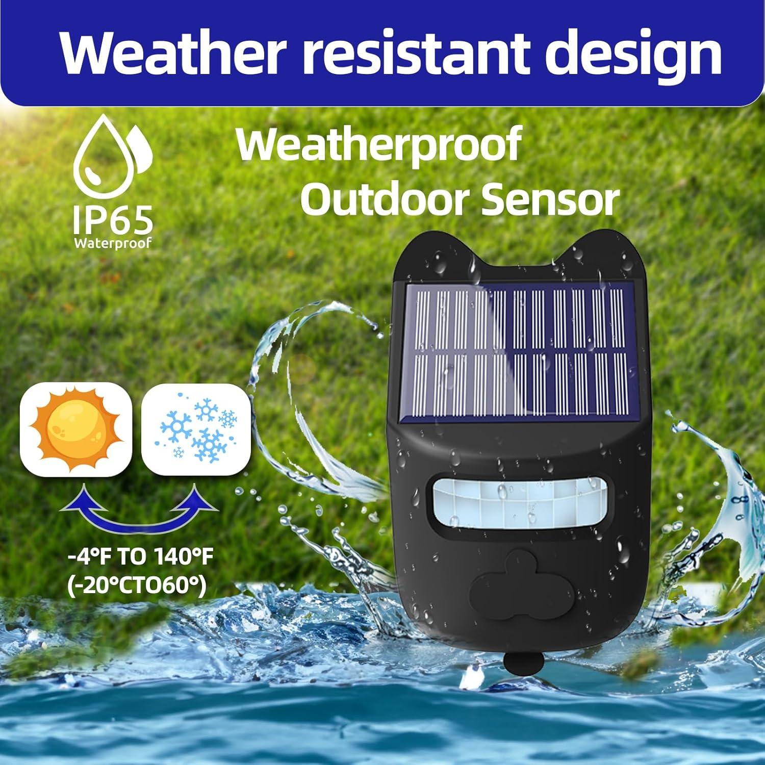 Alarma de Entrada Solar Inalámbrica Chesbung 2025 con Sensor de Movimiento