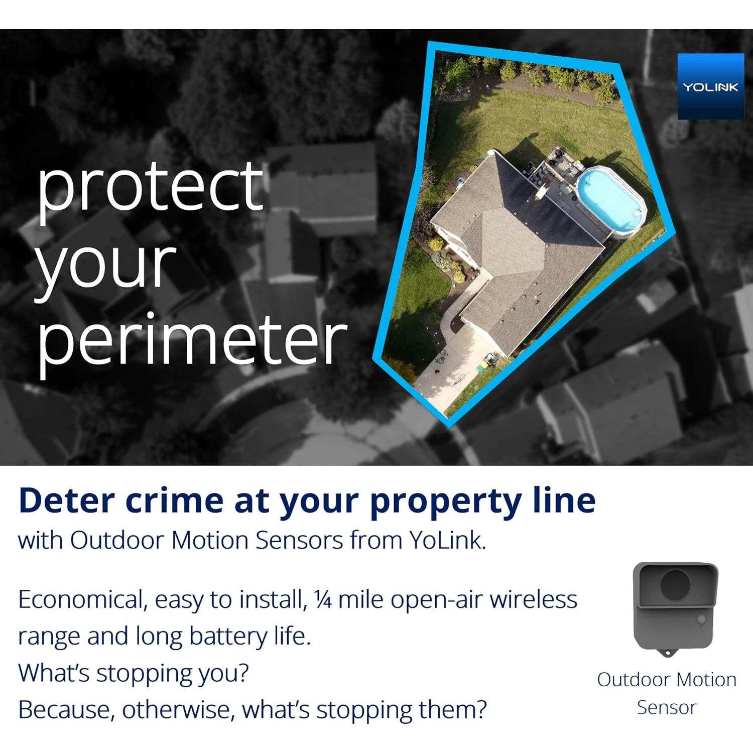 Kit Alarma Inteligente YoLink con Sirena 110 dB Inalámbrica