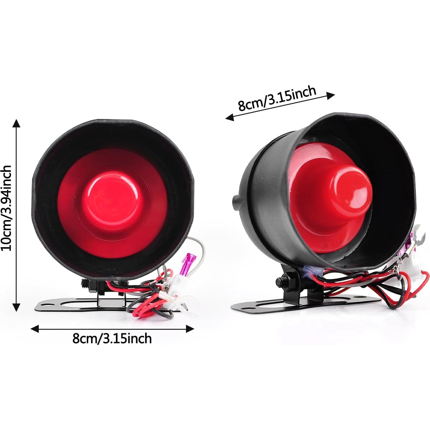 Sistema de Alarma para Automóvil YOMTOVM 12V Antirrobo 125DB